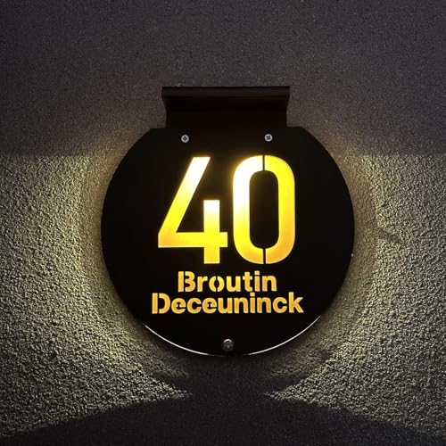 Circle house door Sign