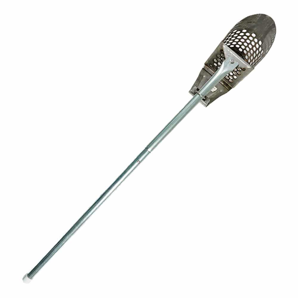 Dune Scoops Master Water Scoop - Pro Series Heavy Duty Long Handle Metal Detecting Sand Scoop (1-Piece Handle) - Perfect for Beach Treasure Hunting & Underwater Metal Detection