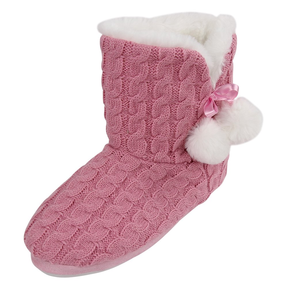 Women's Soft Fleece Plush Warm Indoor House Slippers - Cozy Winter Booties for Home, Lounge & Relaxation - Perfect for Cold Floors, Morning Coffee & Netflix Nights