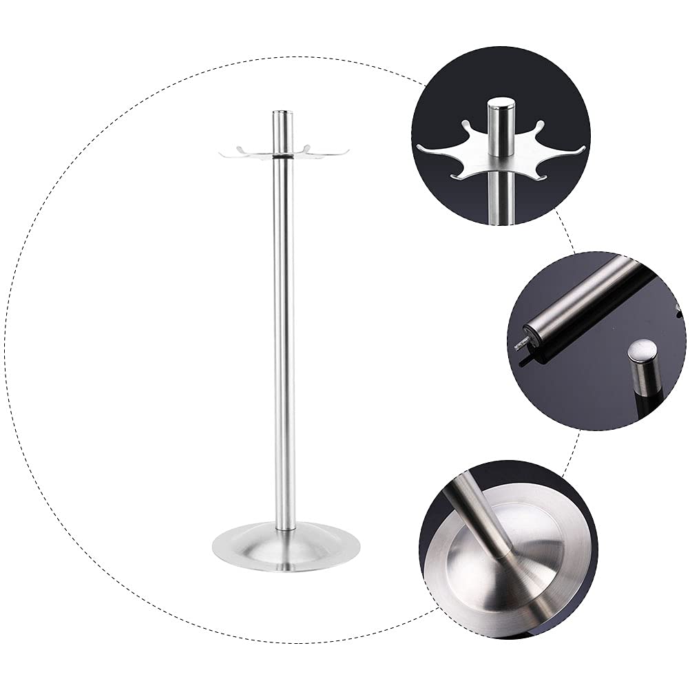 Uonlytech Rotating Kitchen Cutlery Rack - Spatula & Spoon Organizer, Shovel Hook Holder for Kitchenware Storage | Perfect for Organizing Utensils in Small Kitchens & Saving Counter Space