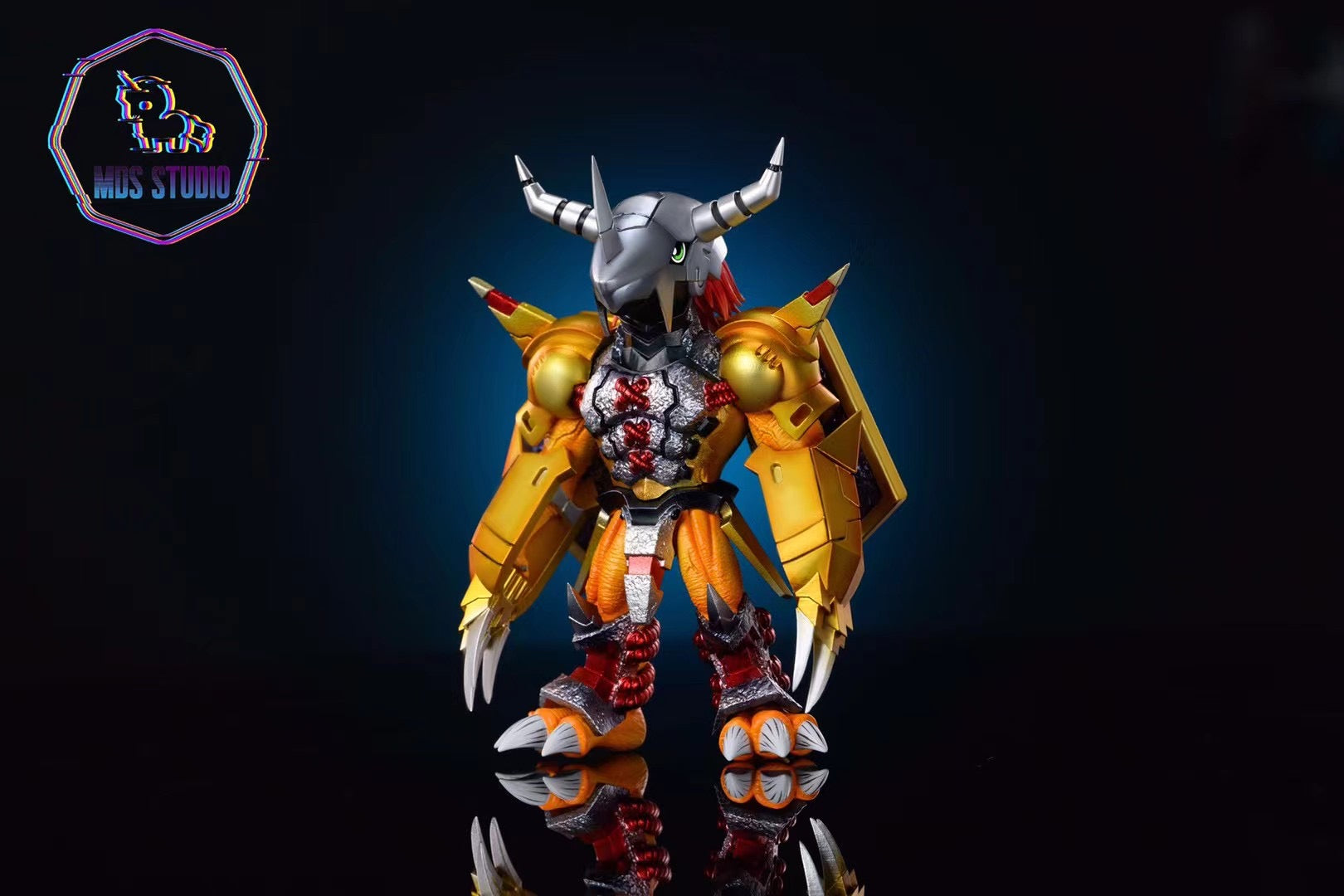MDS Studio WarGreymon, BlackWarGreymon & Koromon Action Figures - Digimon Collectible Toys for Fans | Perfect for Display, Gift Giving & Anime Collections