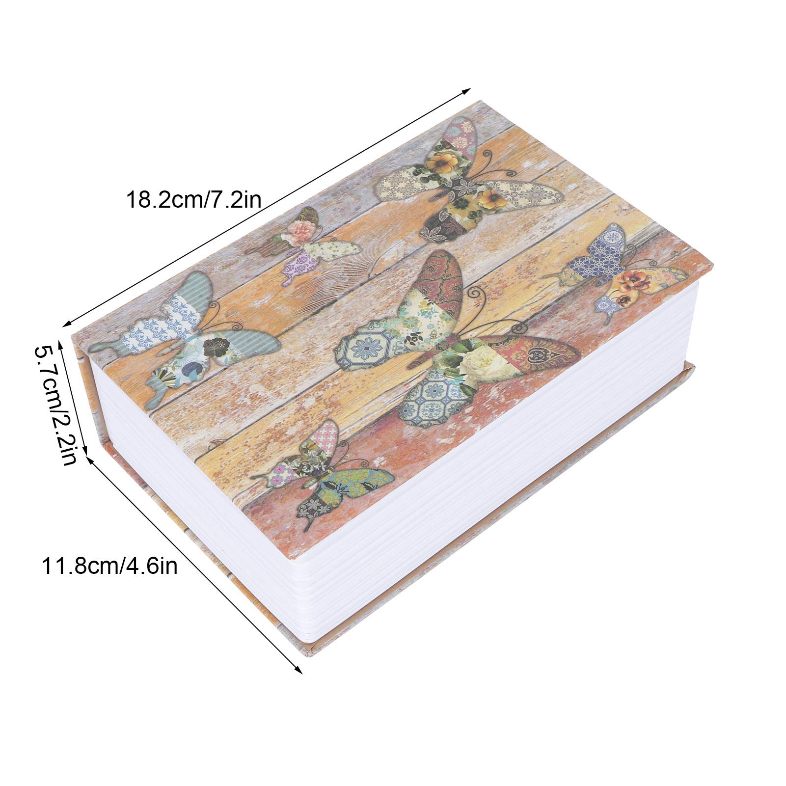 Combination Lock Book Safe - Secret Hidden Storage Box for Money, Cash & Jewelry | 4.6x2.2x6.2 Inch | Perfect for Home, Office & Travel Security | Discreet Storage Solution for Valuables