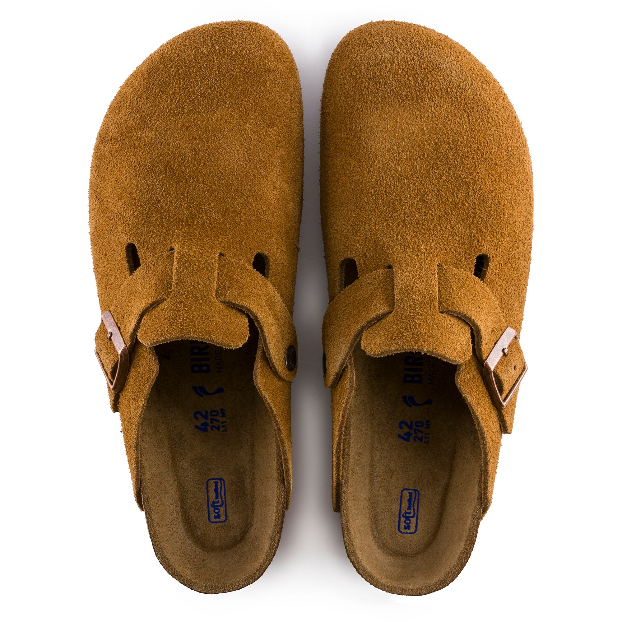 Birkenstock Boston Soft Footbed Suede Leather Clog in Mink | Comfortable Unisex House Shoes for Men & Women | Perfect for Home, Office & Casual Wear