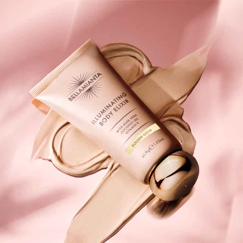 Bellamianta Illuminating Body Elixir Golden Glow - Hydrating & Radiant Skin Serum for All Skin Types | Perfect for Daily Moisturizing, Special Occasions & Summer Glow