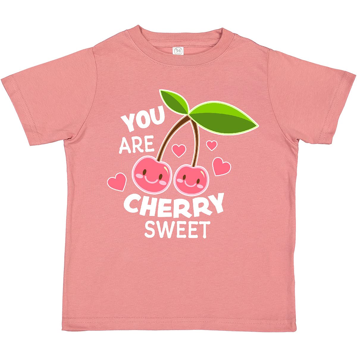 Inktastic 'You Are Cherry Sweet' Toddler T-Shirt with Cherries & Hearts - Cute Casual Outfit for Playdates & Family Photos