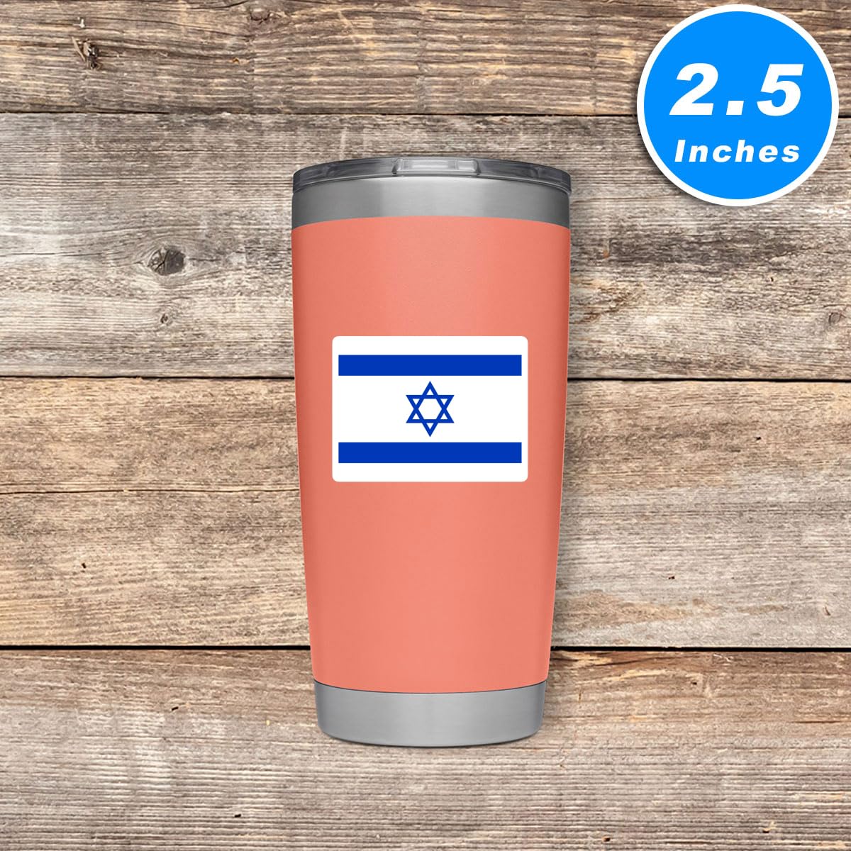 Israel Flag Stickers - 3 Pack (2.5