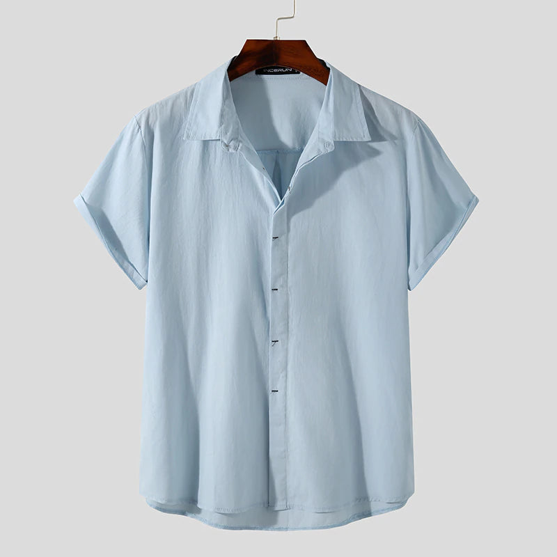 Antonio's Premium 100% Cotton Men's Casual Shirt - Breathable & Comfortable for Office, Travel & Everyday Wear