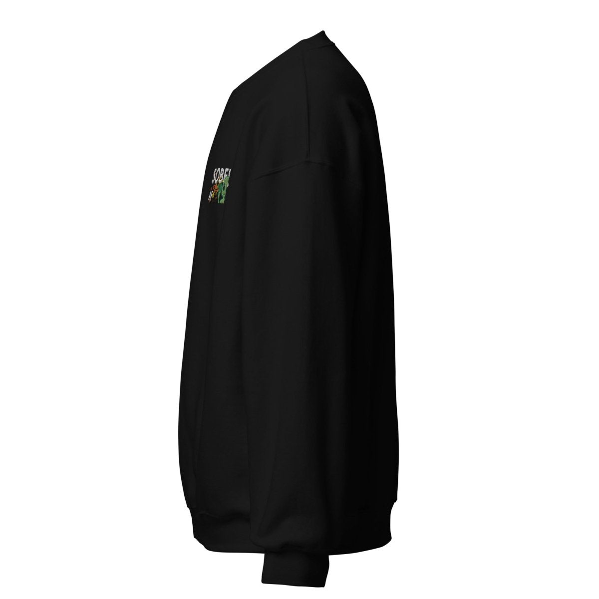 Galactic Sobriety Alien Embroidered Unisex Sweatshirt | Cool Space-Themed Pullover Hoodie for Men & Women | Perfect for Casual Wear, Street Fashion & Cosplay