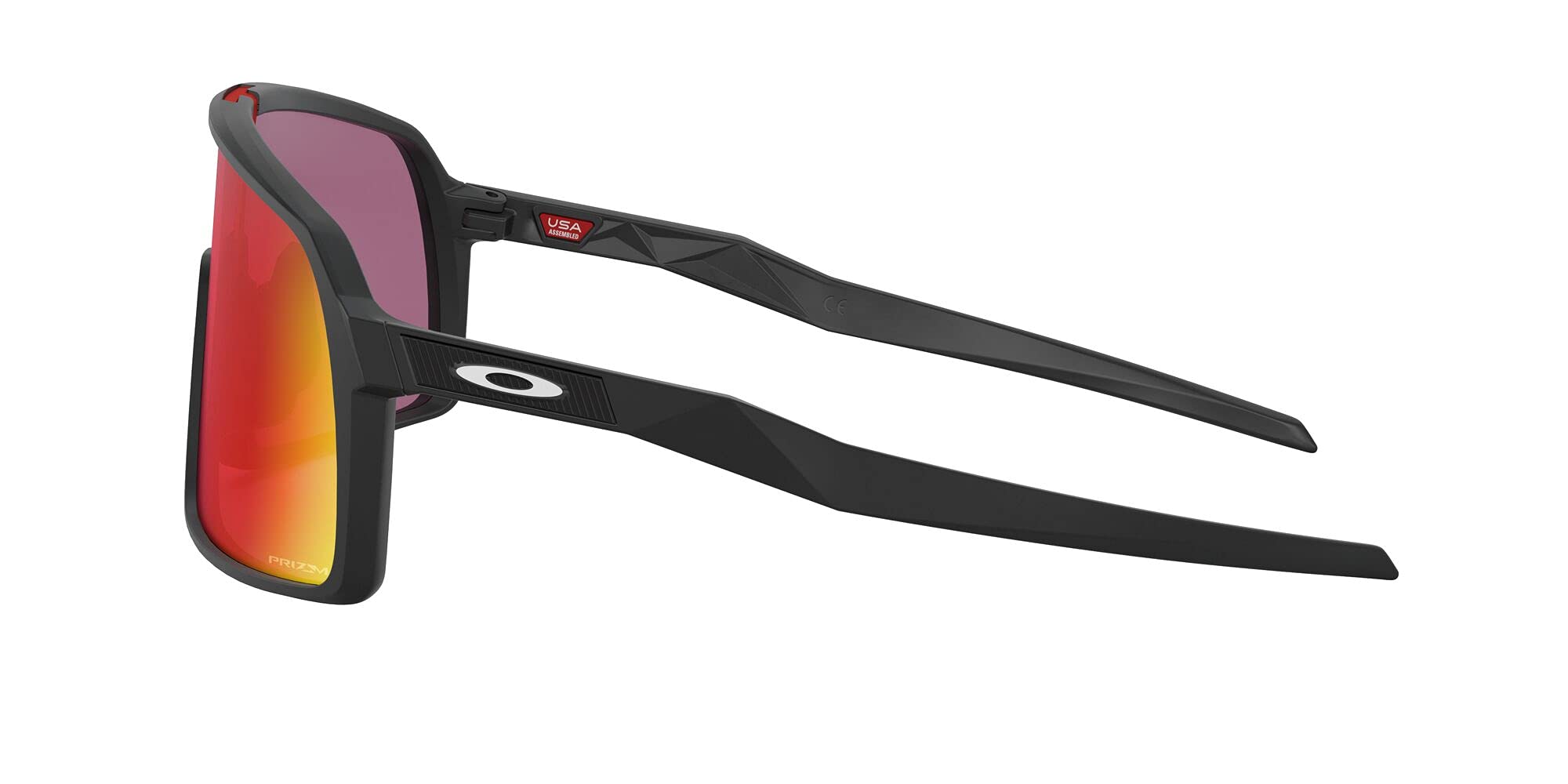 Oakley OO9406 Sutro Sunglasses with Prizm Road Lenses & Accessories Bundle - Matte Black Frame for Men | Cycling, Running & Outdoor Sports Eyewear