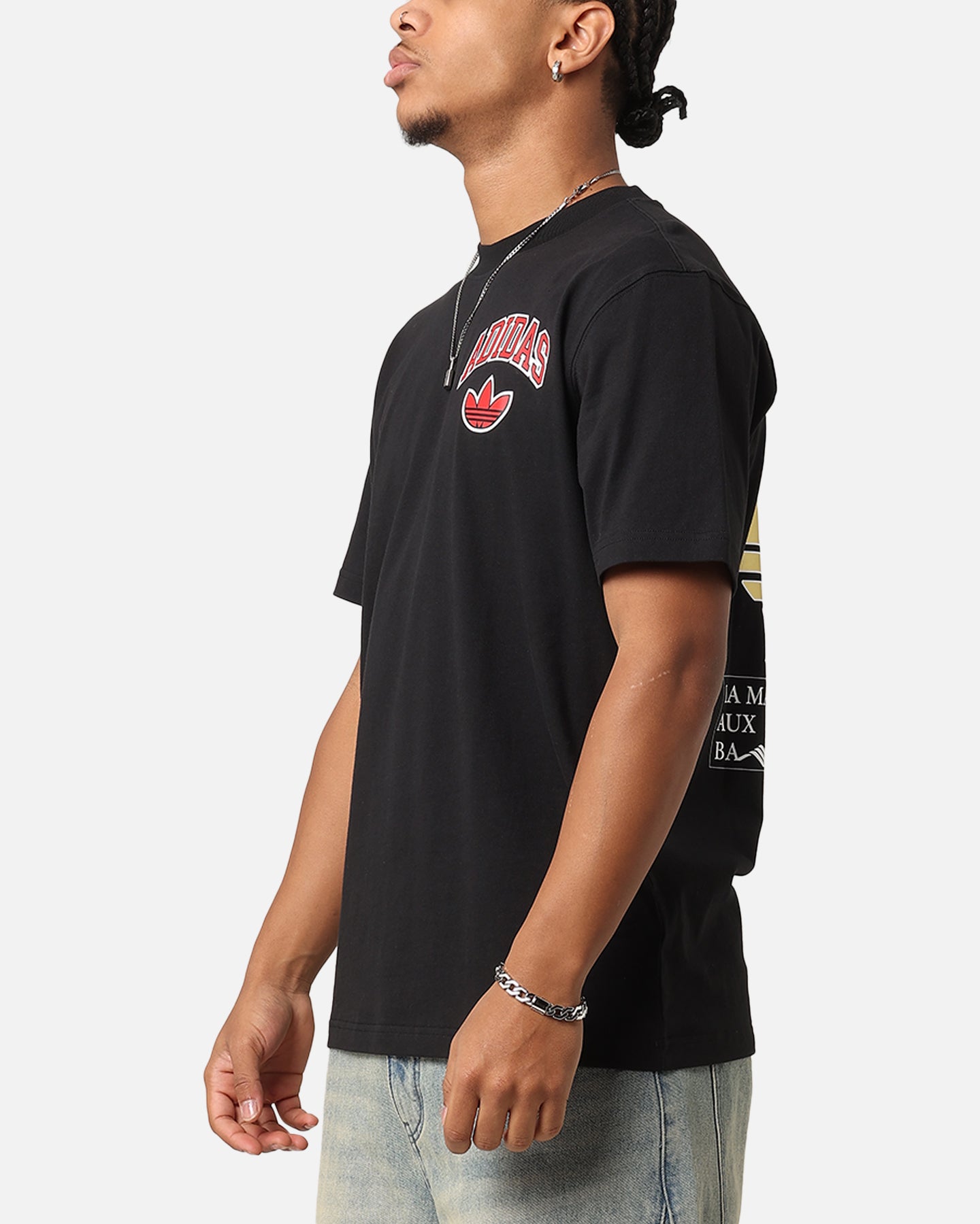 Adidas VRCT 2 T-Shirt for Men - Black Cotton Short Sleeve Tee - Casual Wear & Gym Workout Shirt