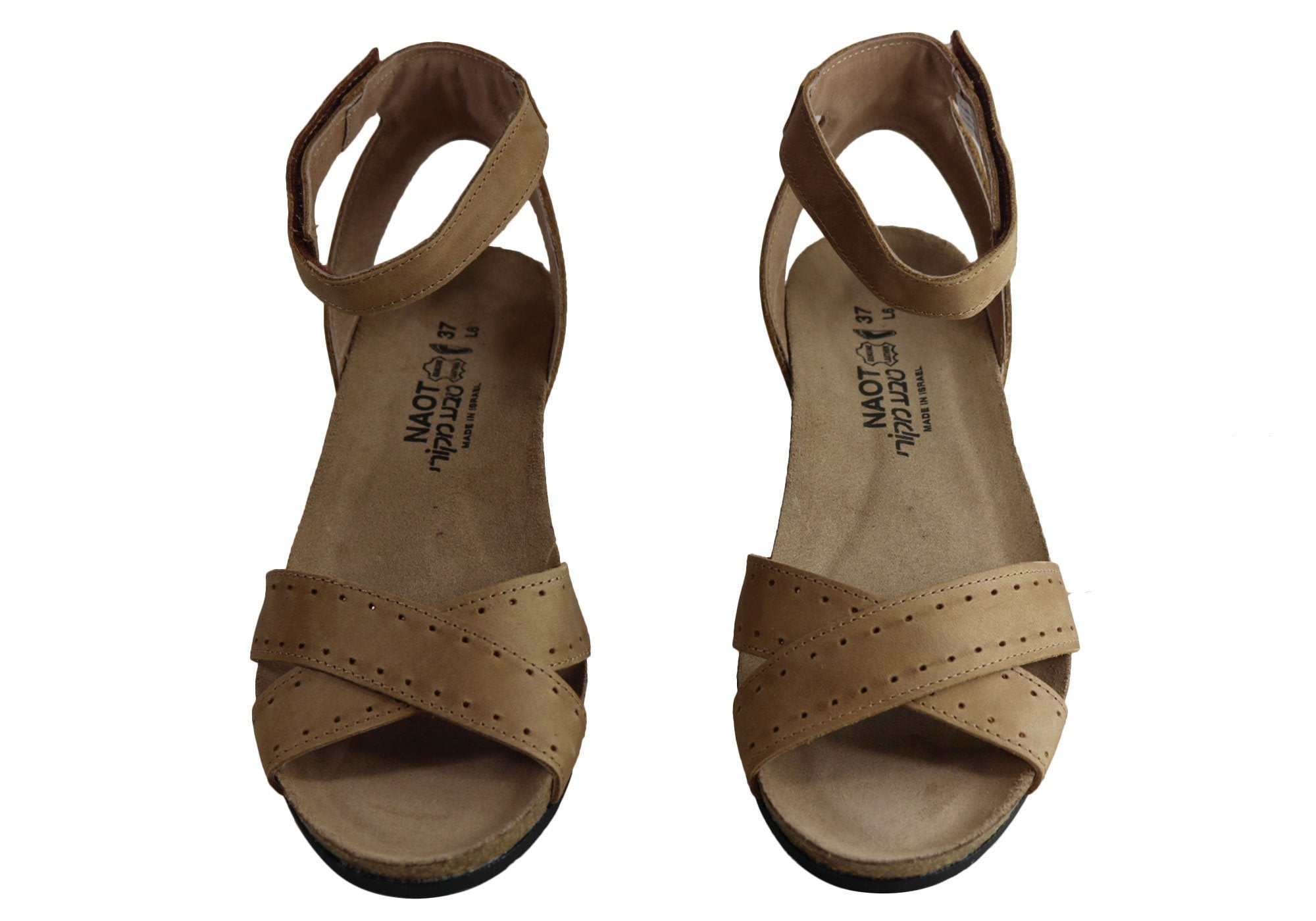 Naot Women's Comfortable Leather Wedge Sandals - Stylish & Supportive Footwear for Walking, Travel & Summer Outfits