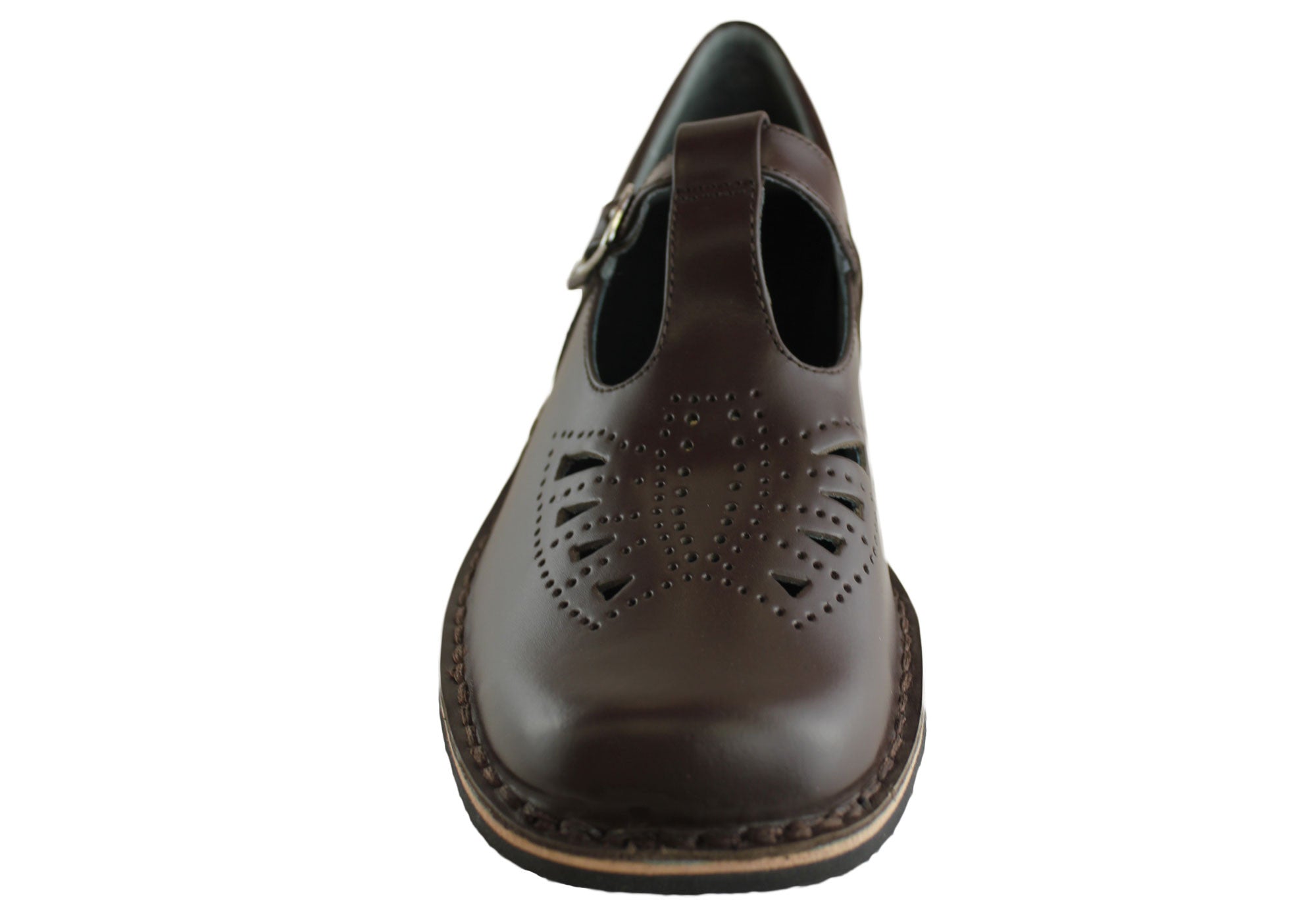 Harrison Indiana II T-Bar Leather School Shoes for Girls - Comfortable & Stylish for School, Play & Everyday Wear