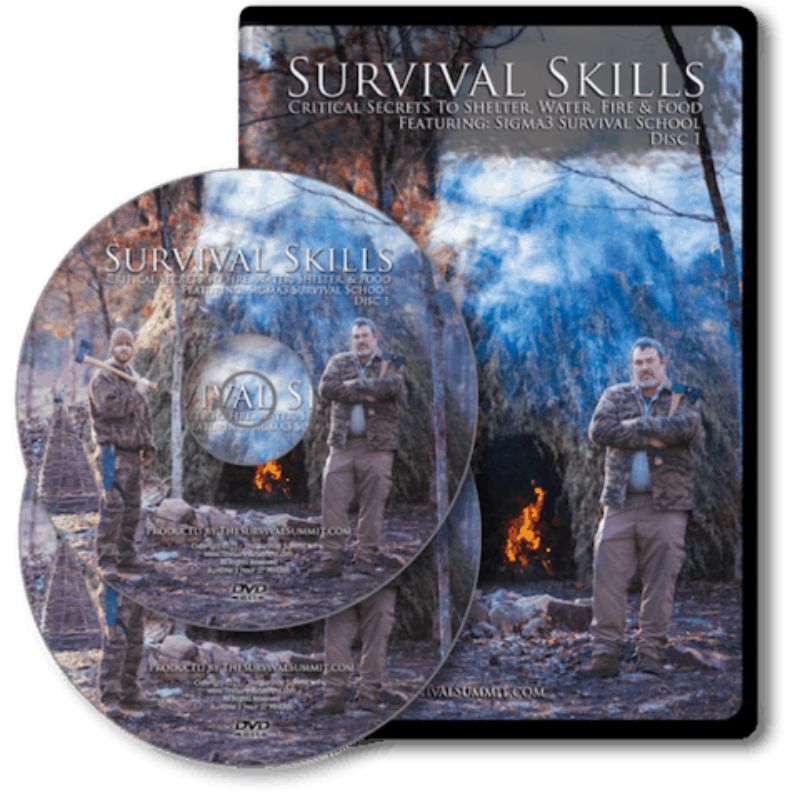 Survival Skills Training DVD or USB - Essential Outdoor & Emergency Preparedness Guide for Camping, Hiking & Disaster Readiness