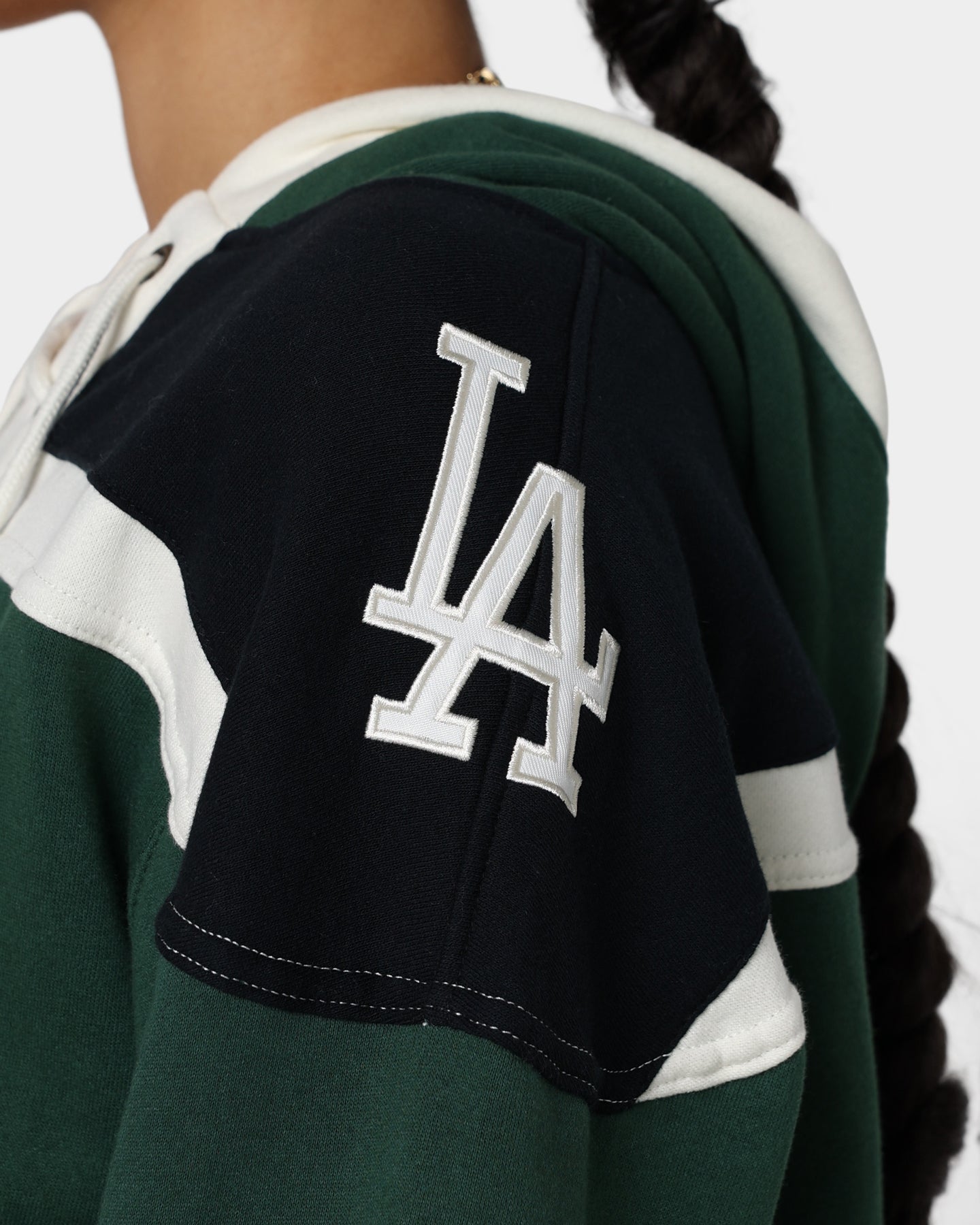 47 Brand Los Angeles Dodgers Superior Lacer Hoodie - Dark Green Baseball Pullover for Men & Women - Perfect for Game Day, Casual Wear & Outdoor Activities