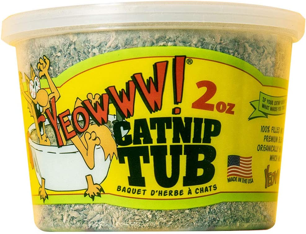 Yeowww! Premium Organic Catnip Bag - 100% Natural Catnip for Cats - Great for Playtime, Training & Stress Relief