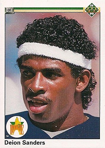 1990 Upper Deck #13 Deion Sanders New York Yankees Rookie Baseball Card - Collectible Sports Memorabilia for Fans & Investors