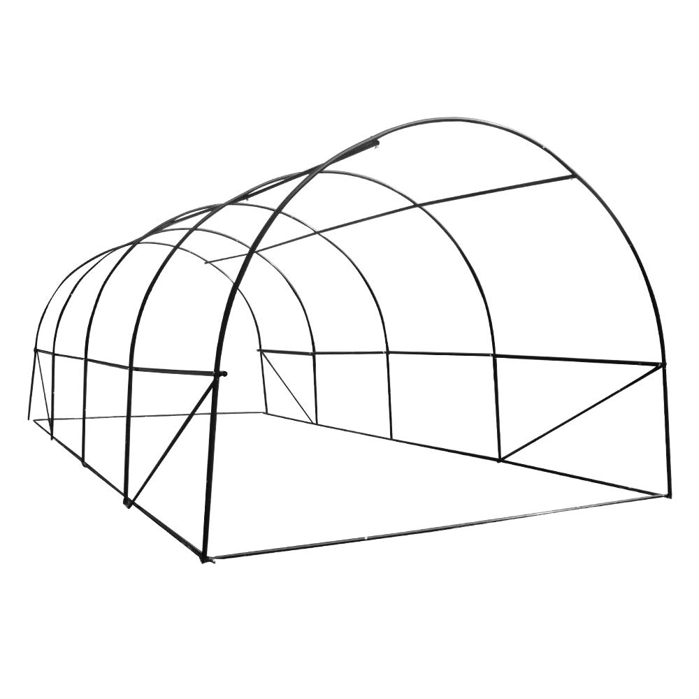 Takefuns 20x10x7 FT Heavy Duty Greenhouse Kit - Portable Plant Gardening Dome Tent for Outdoor Vegetables, Flowers & Seedlings | Weatherproof Polyethylene Cover with Sturdy Steel Frame - Perfect for Backyard, Patio & Urban Farming