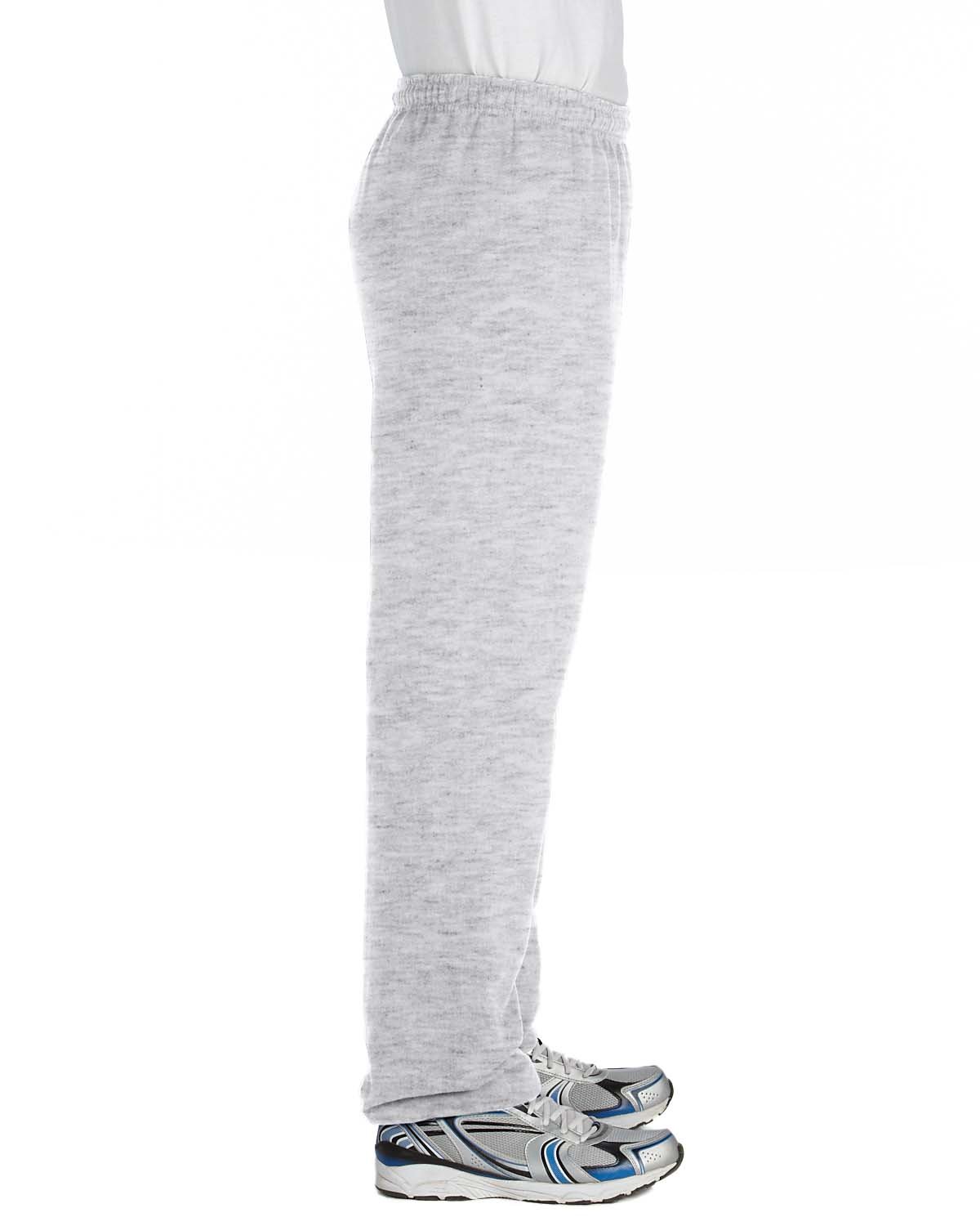 Premium Heavy Blend 8 oz. 50/50 Cotton-Polyester Sweatpants (G182) - Ash Gray, Medium (12-Pack) | Comfortable Lounge Pants for Men, Women & Unisex | Perfect for Gym, Yoga, Home Relaxation & Casual Wear