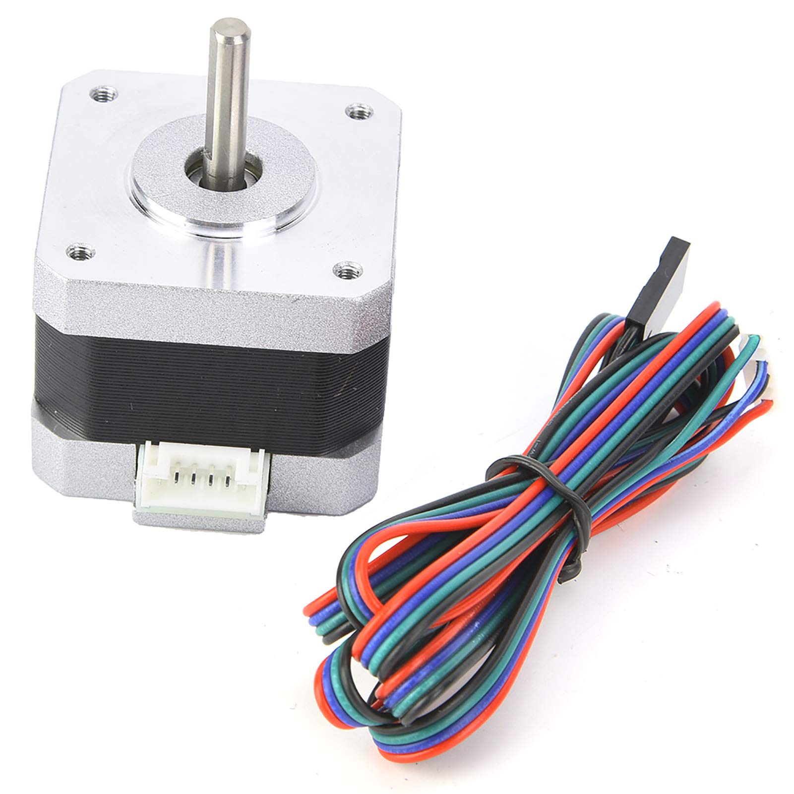 2 Phase Stepper Motor - 17HS4401 Bipolar NEMA 17 Motor 4.0V DC for 3D Printers, CNC Machines & Robotics (34mm Height) - Perfect for Precise Motion Control in DIY Projects and Industrial Automation