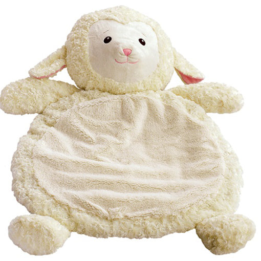 Mary Meyer Soft Plush Lamb Baby Play Mat - Cozy & Safe Floor Mat for Infants & Toddlers - Perfect for Nursery, Playtime, and Tummy Time