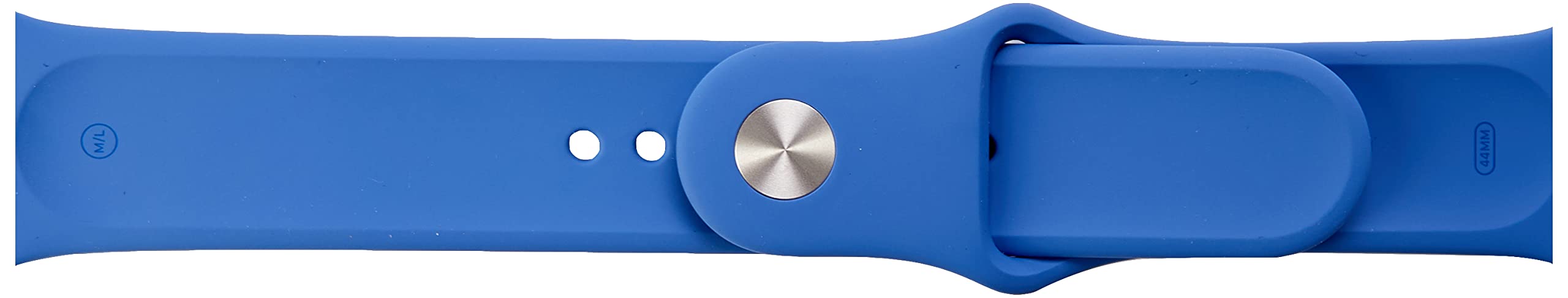 Apple Watch Sport Band (44mm) - Linen Blue - Regular Size - Comfortable & Durable Silicone Strap for Workouts & Everyday Wear