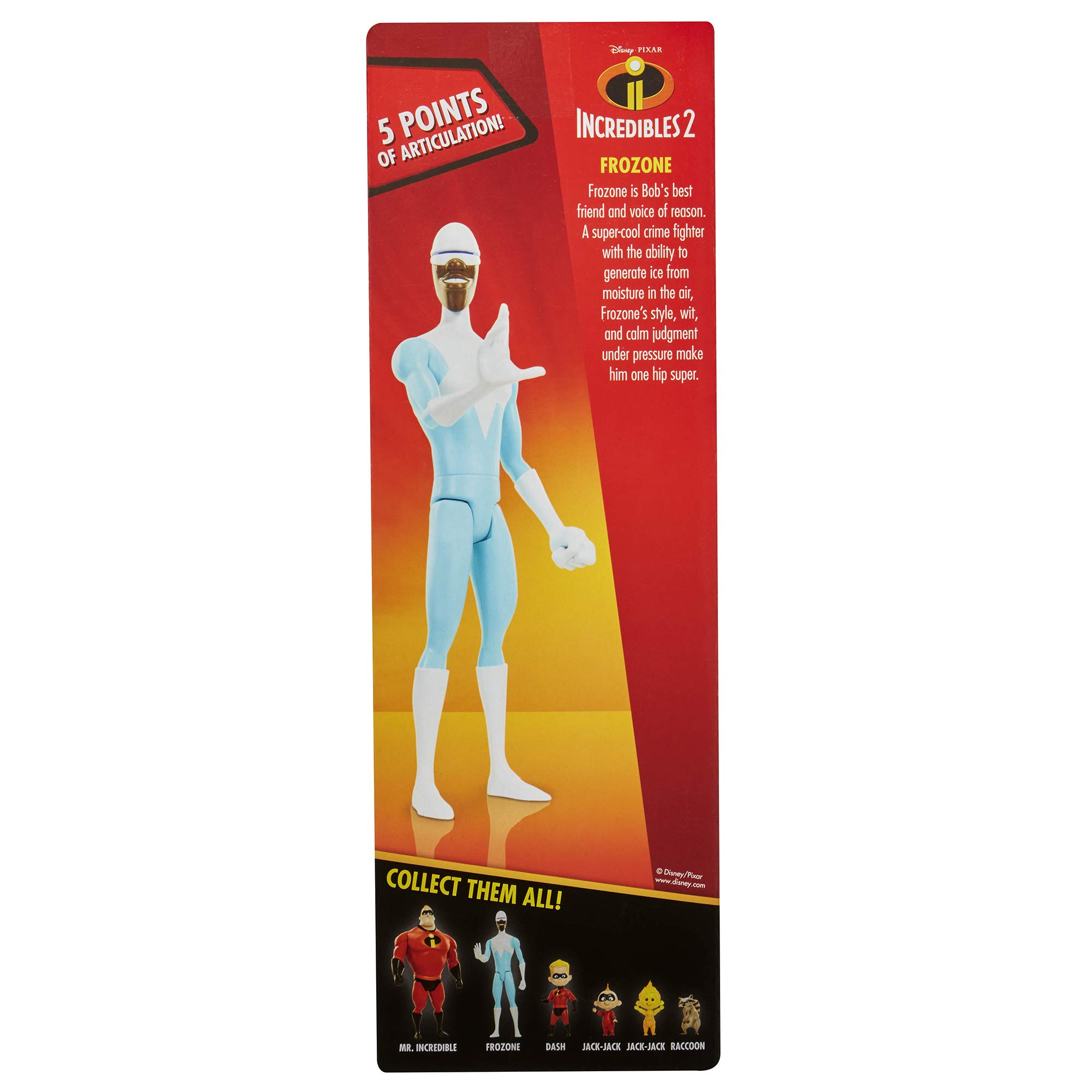 Disney Incredibles 2 Frozone Champion Series Action Figure - Collectible Superhero Toy for Kids & Adults - Perfect for Display, Gifts, and Playtime Scenes