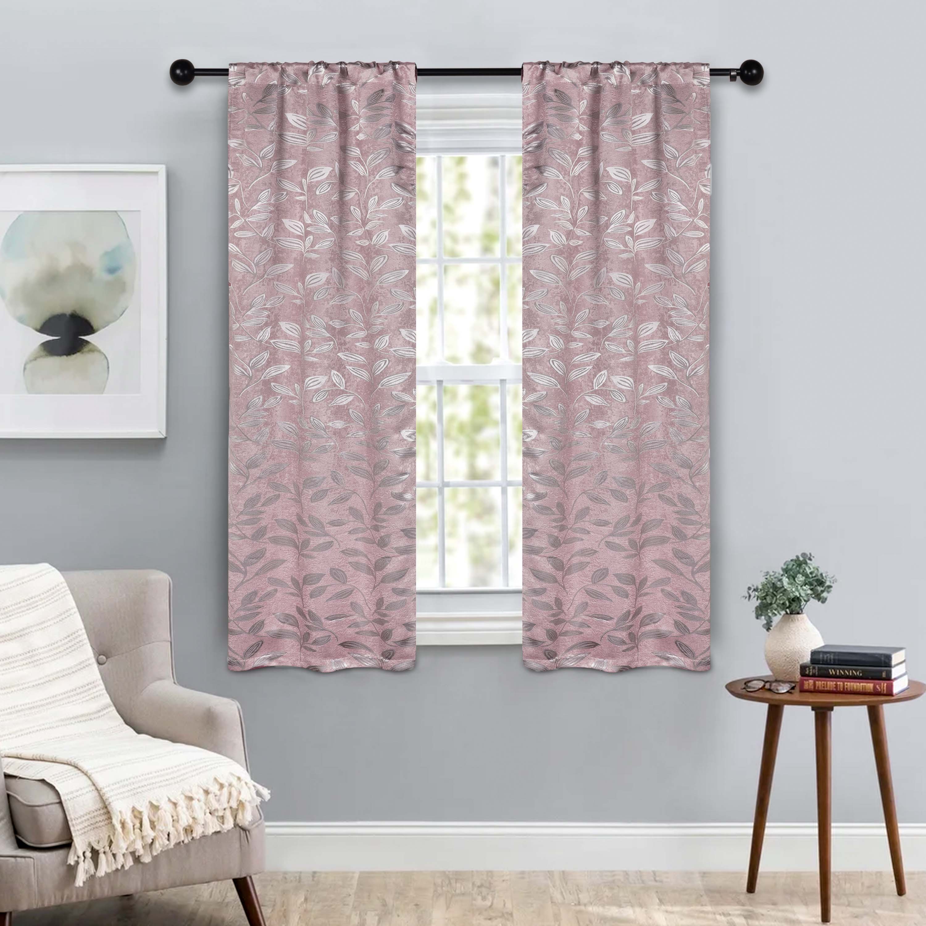 Blackout Curtains with Rod Pocket - Set of 2 Panels for Complete Room Darkening | Perfect for Bedrooms, Nurseries & Home Theater Light Blocking