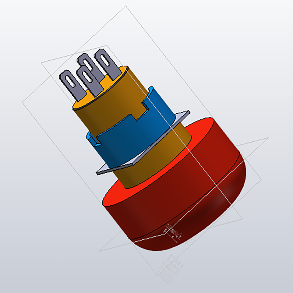 DP12VL 81 Emergency Stop Button - Industrial Safety Switch for Machinery & Equipment | Perfect for Factories, Workshops, and Automation Systems