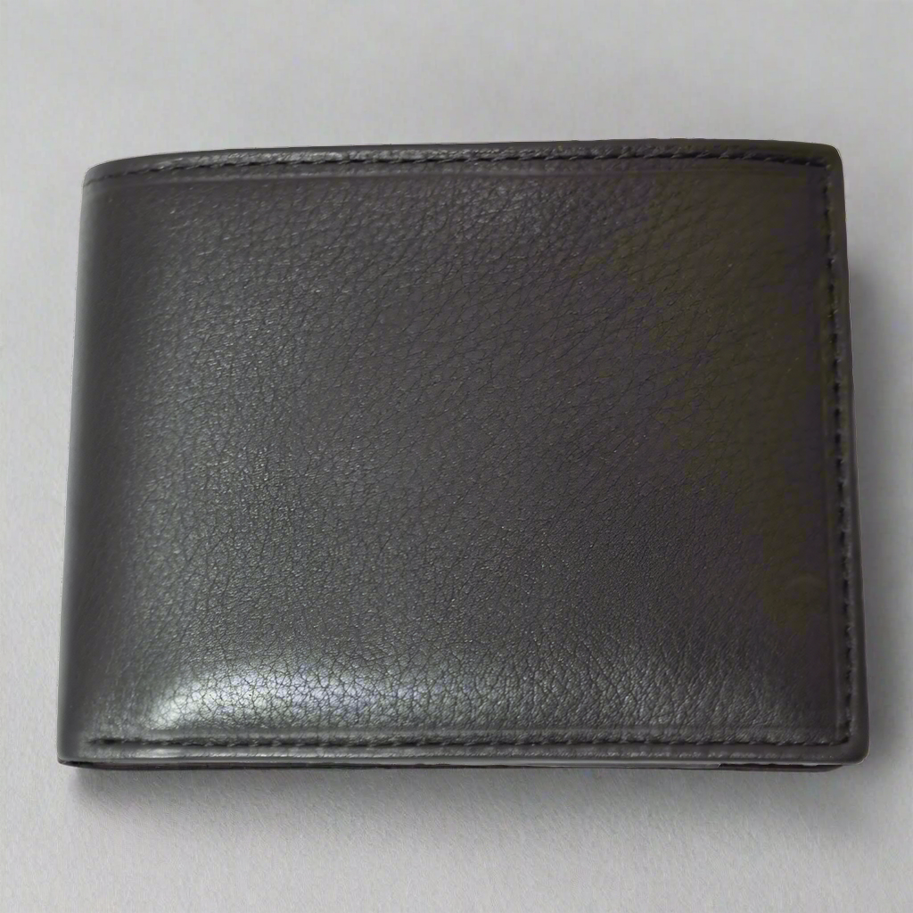 BOL Men's RFID Blocking Leather Bifold Wallet - Slim Minimalist Design for Everyday Carry & Travel Security