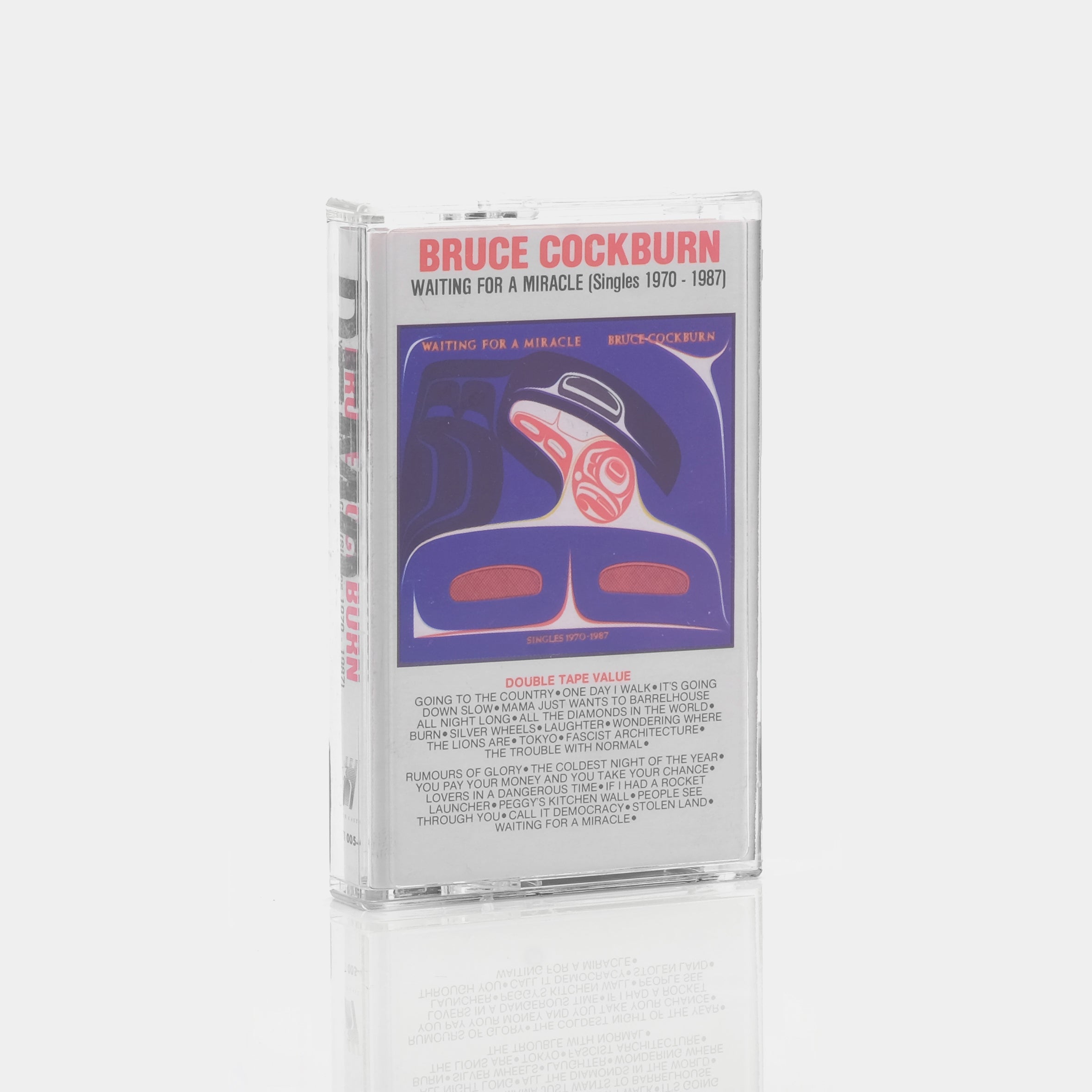 Bruce Cockburn Waiting For A Miracle (Singles 1970-1980) Cassette Tape - Vintage Music Collection for Car, Home & Retro Music Lovers