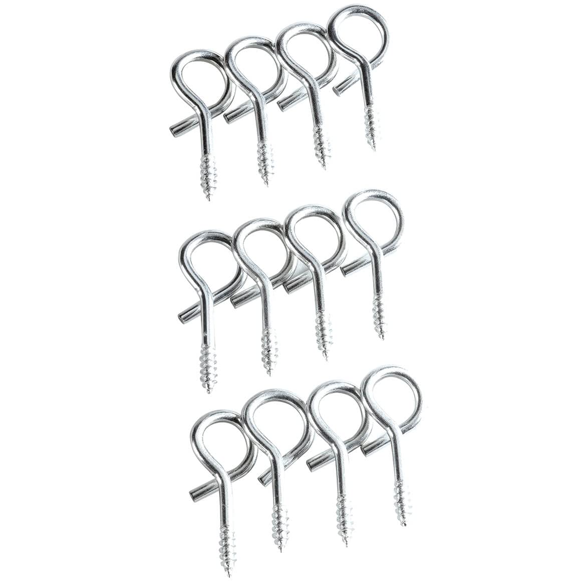 12 Pack Heavy Duty Outdoor Q Hanger Hooks - Rustproof Metal Hooks for Hanging Plants, Lanterns & Decor - Perfect for Garden, Patio & Backyard Organization