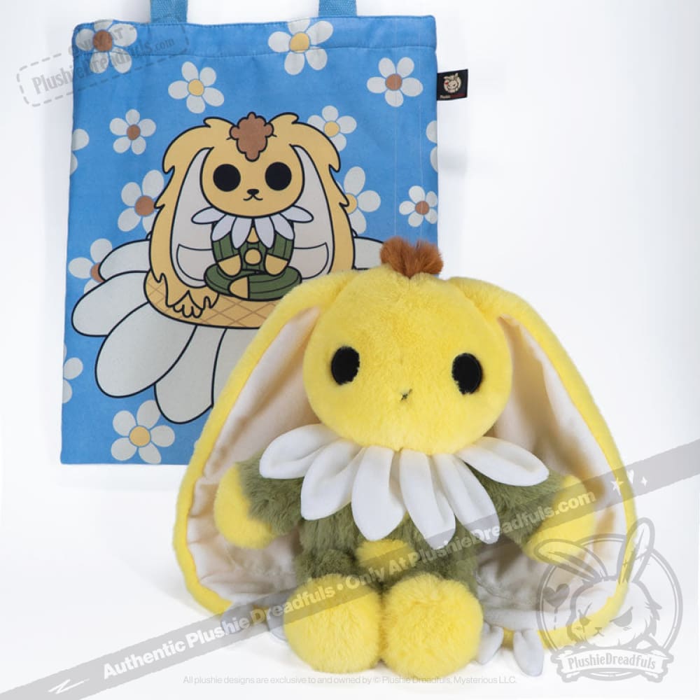 Plushie Dreadfuls Daisy Rabbit Stuffed Animal Toy - Soft Cute Bunny Plush for Kids, Gift, Nursery Decor & Anxiety Relief