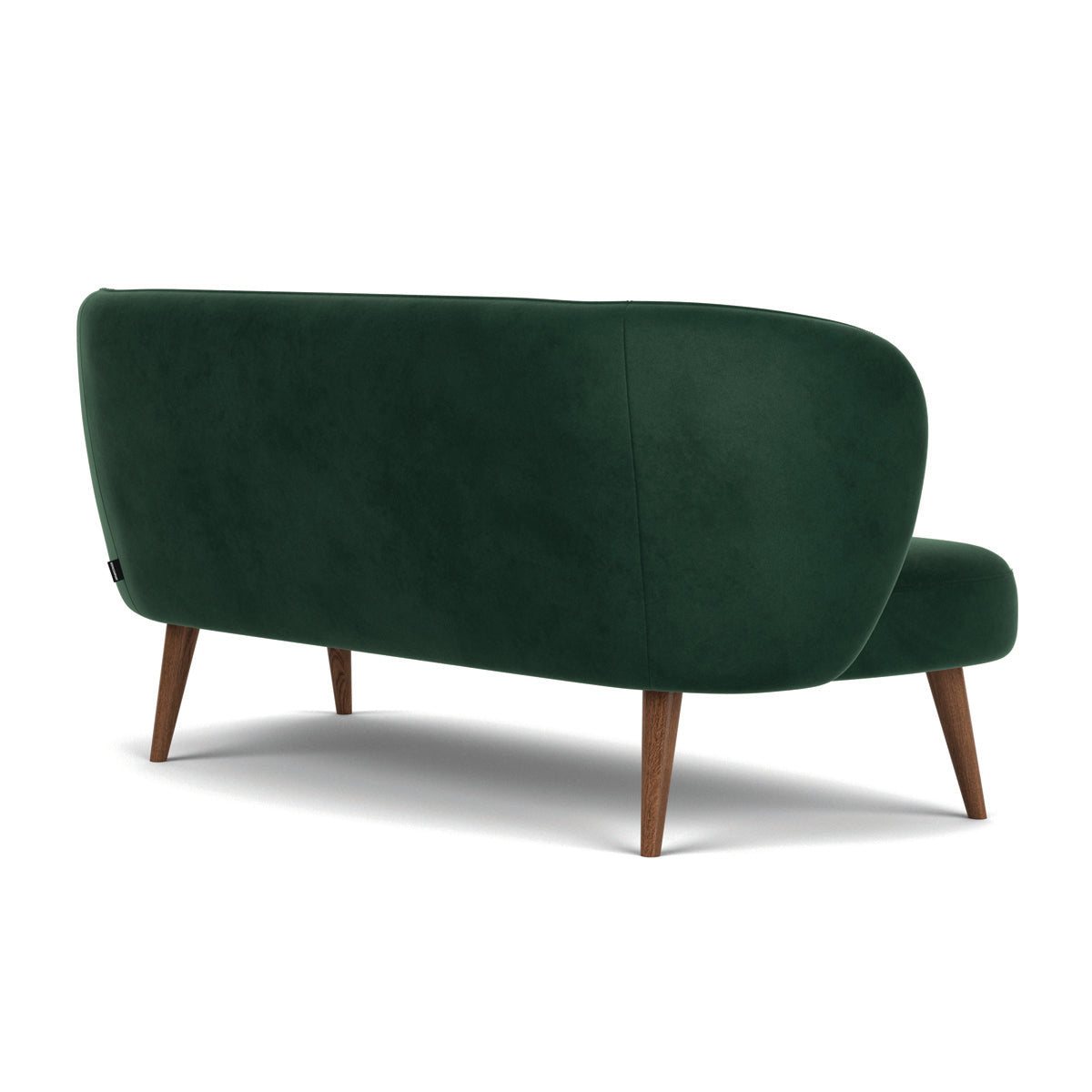 Kathleen Velvet 2 Seater Sofa - Luxurious Modern Loveseat for Living Room, Small Space & Apartment | Soft Fabric Couch with Sturdy Frame | Perfect for Lounge, TV Room & Guest Seating