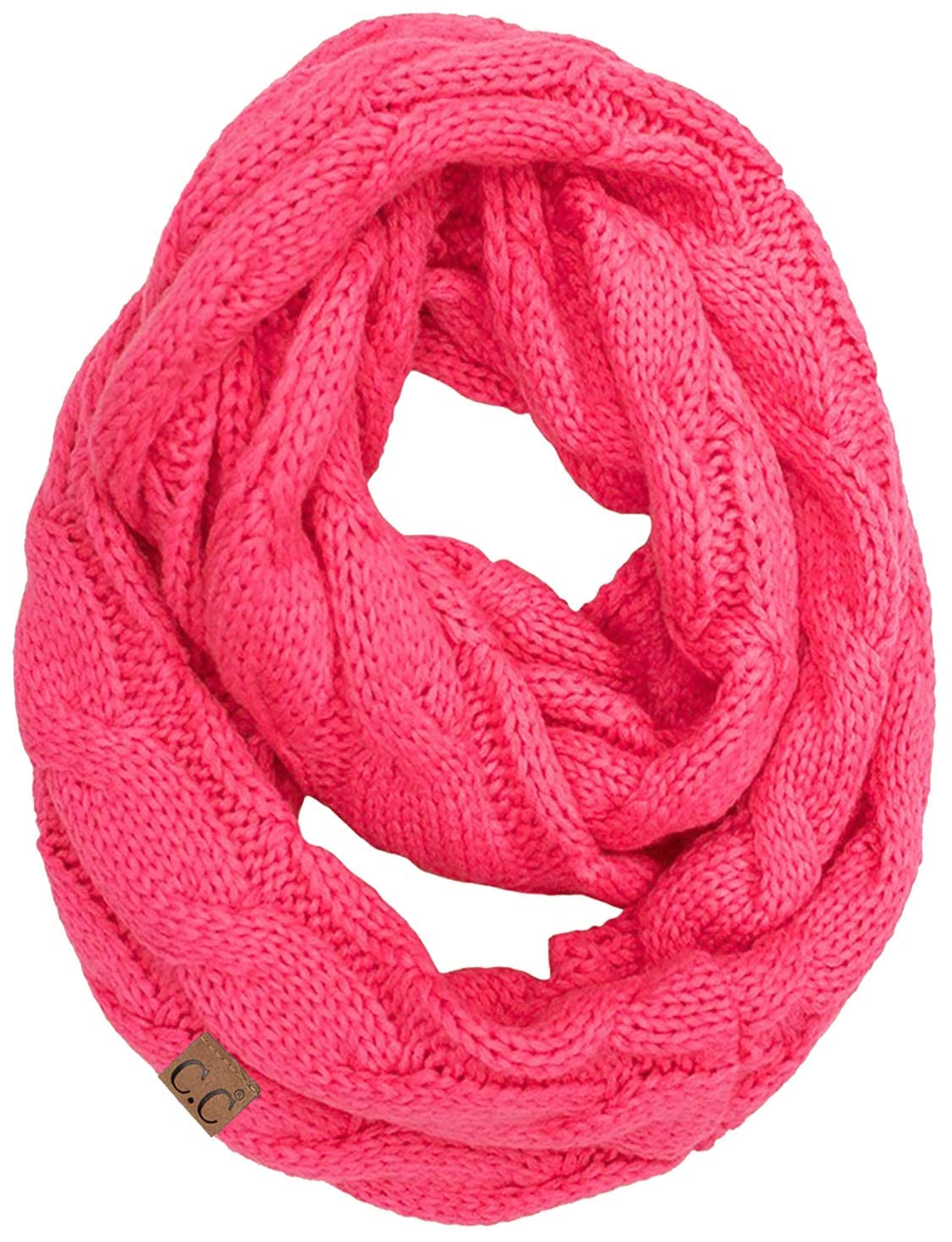 Funky Junque Oversized Beanie, Gloves & Scarf Set in Candy Pink - Winter Knit Hat, Warm Scarf & Cozy Gloves Bundle for Women - Perfect for Snowboarding, Skiing & Cold Weather Fashion