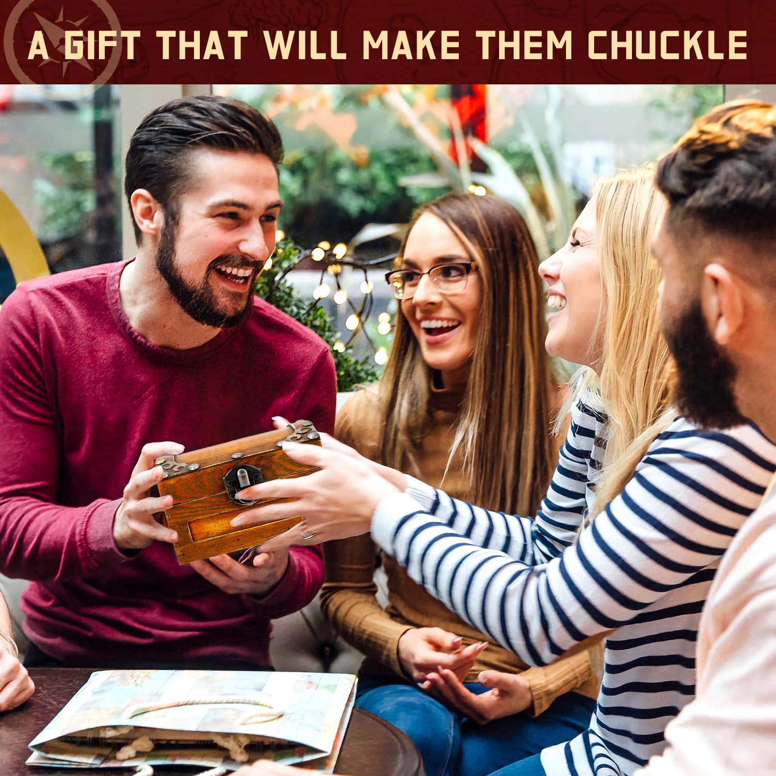 The Gift of Nothing - Hilarious Funny Gag Gift Box for People Who Have Everything | Unique Prank Birthday Gifts for Women & Men | Perfect for White Elephant Parties, Office Pranks & Novelty Gift Exchanges