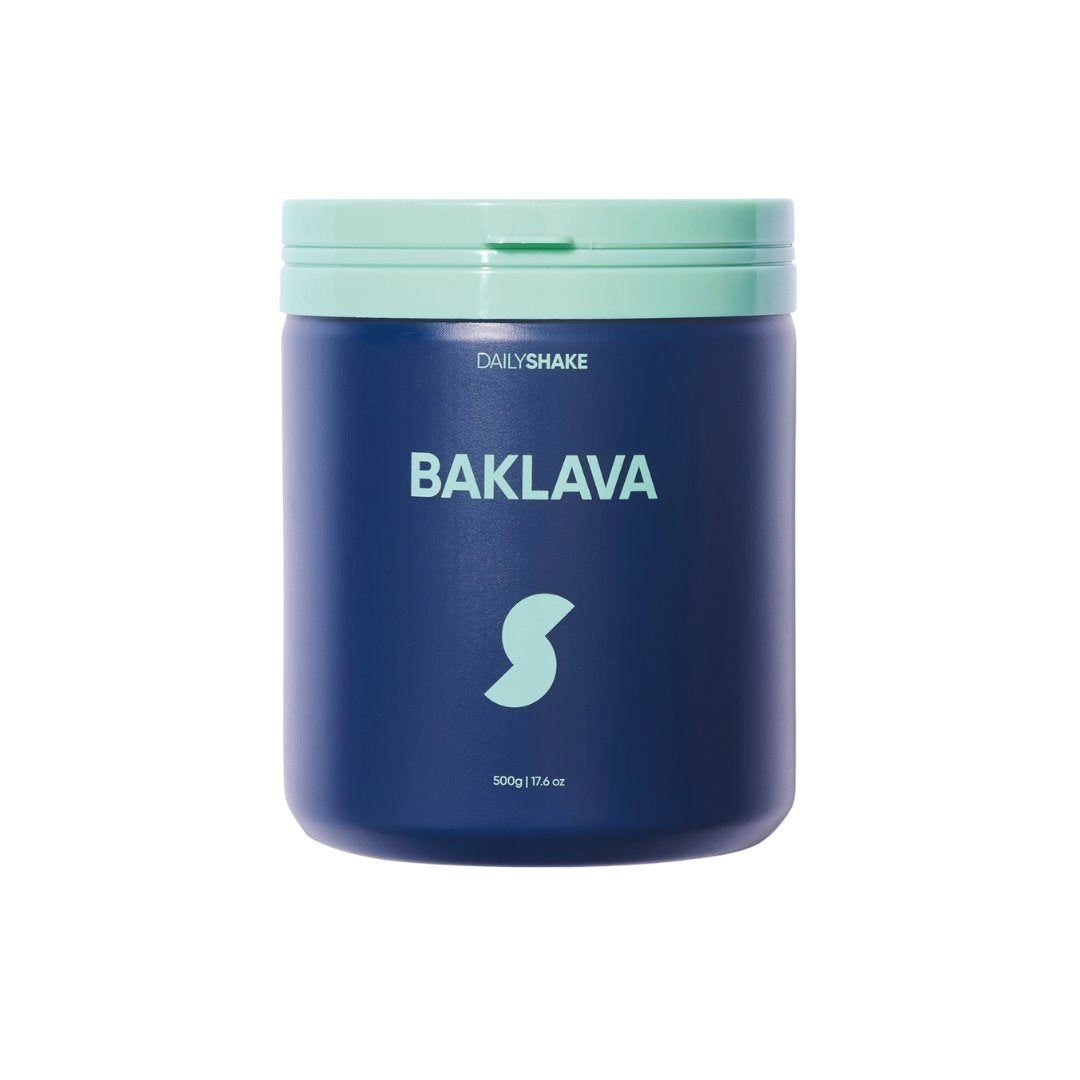 Baklava Flavored Meal Replacement Shake Powder - High Protein, Low Sugar, Gluten-Free - Perfect for Weight Loss, Post-Workout Recovery & Busy Mornings
