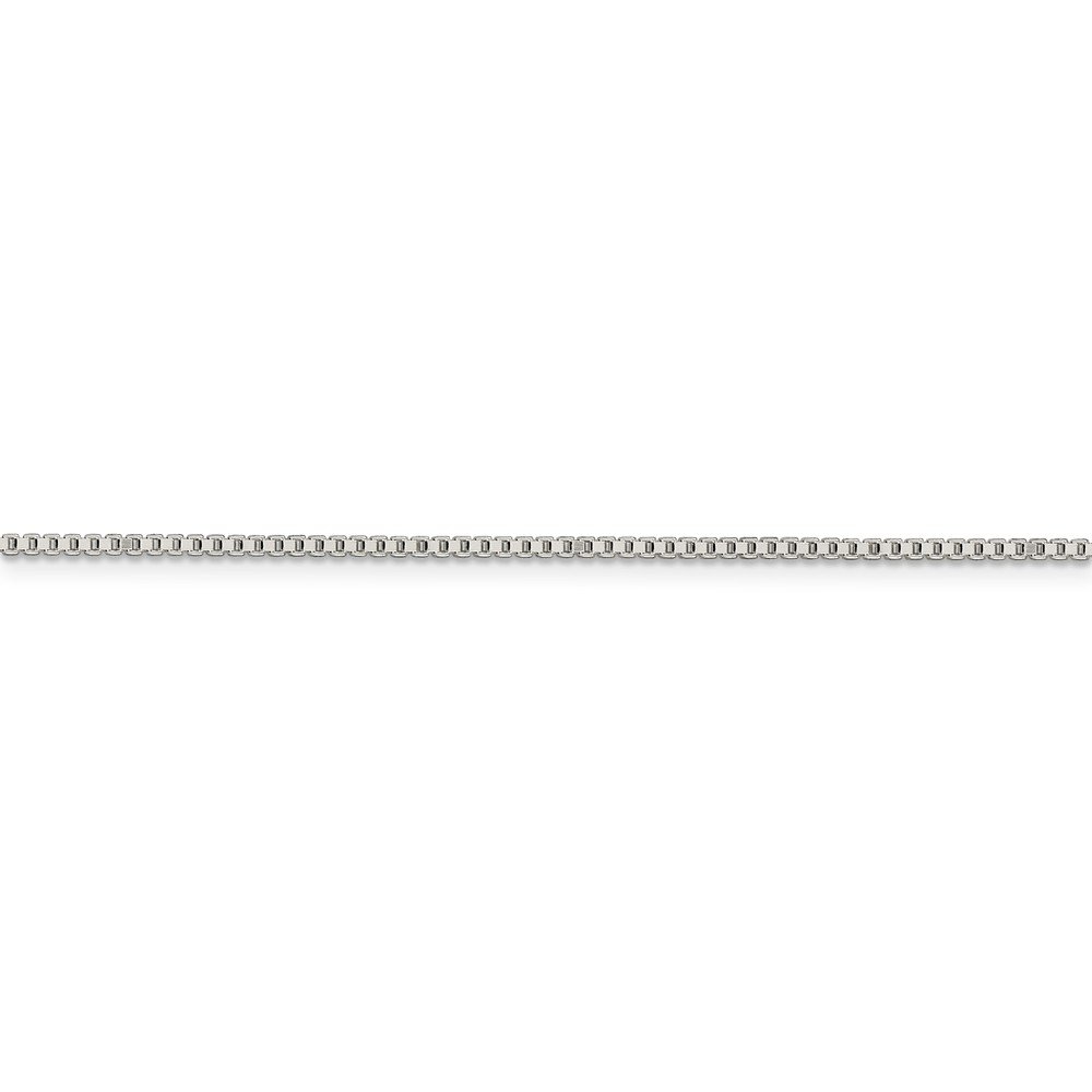 925 Sterling Silver 1.4mm Box Chain Necklace for Women & Men - Durable Lobster Clasp Jewelry for Everyday Wear, Gifts & Special Occasions