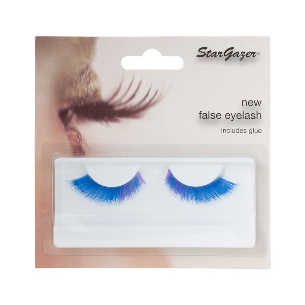 Stargazer Feather Eye Lashes Style 50 - Synthetic False Eyelashes with Glue Included for Dramatic Eye Makeup & Party Looks