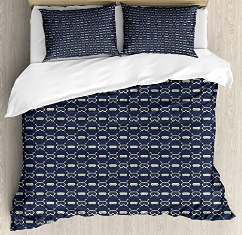 Dark Blue Grey Ivory
