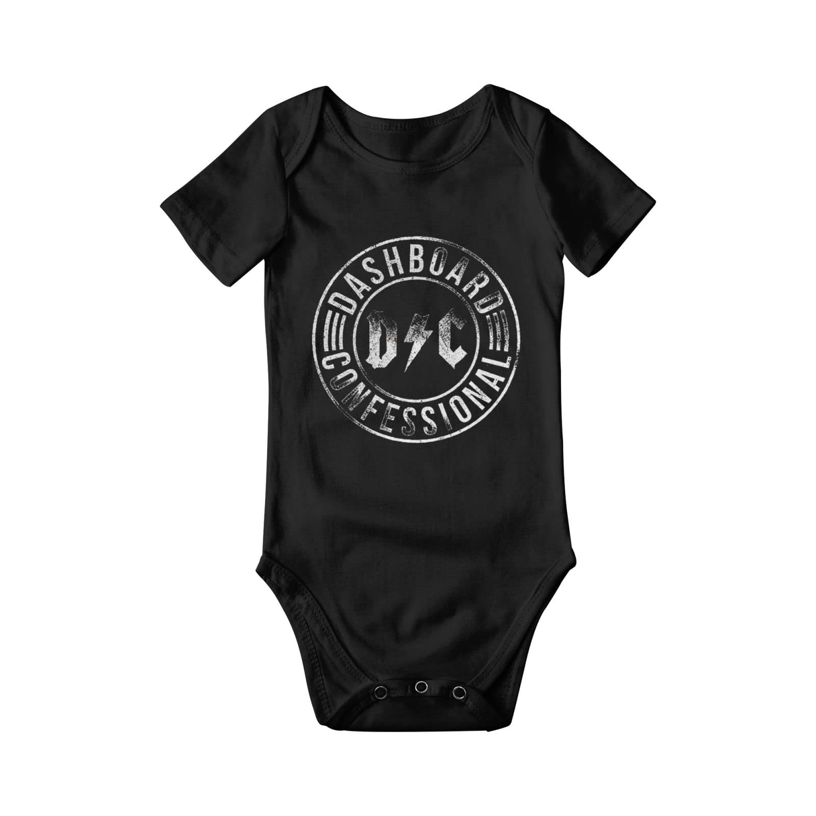 Rock Band Confessional Baby Onesie - Unisex Newborn Romper & Short Sleeve Bodysuit | 3D Printed Cotton Jumpsuit | Comfortable Outfit for Baby Girls & Boys 0-24 Months | Perfect for Concerts, Music Festivals & Rock-Themed Photoshoots