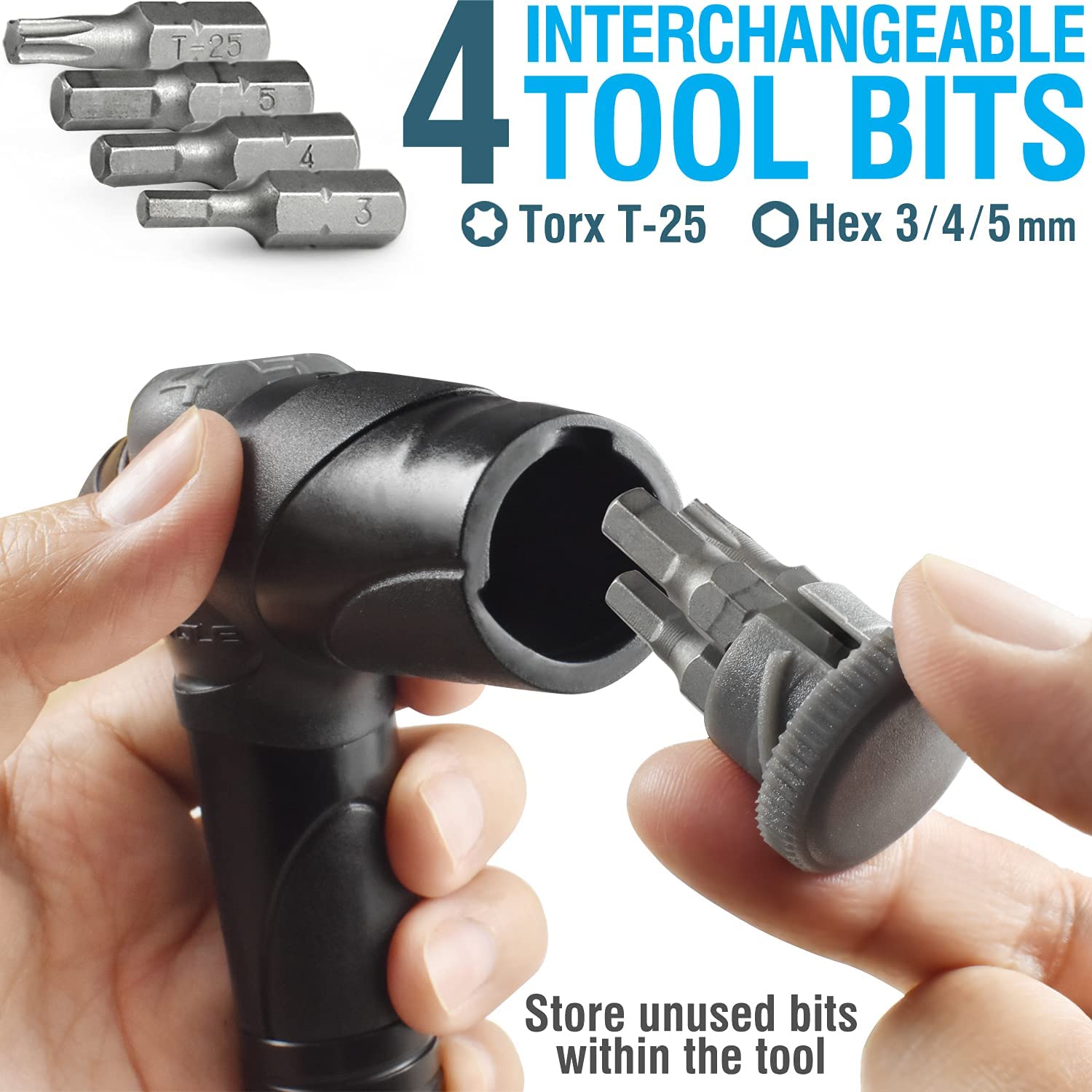 MARQUE Adjustable Bike Torque Wrench & Compact Cycling Multitool with Wood Handle - Perfect for Road Bikes, Mountain Bikes & DIY Bike Maintenance