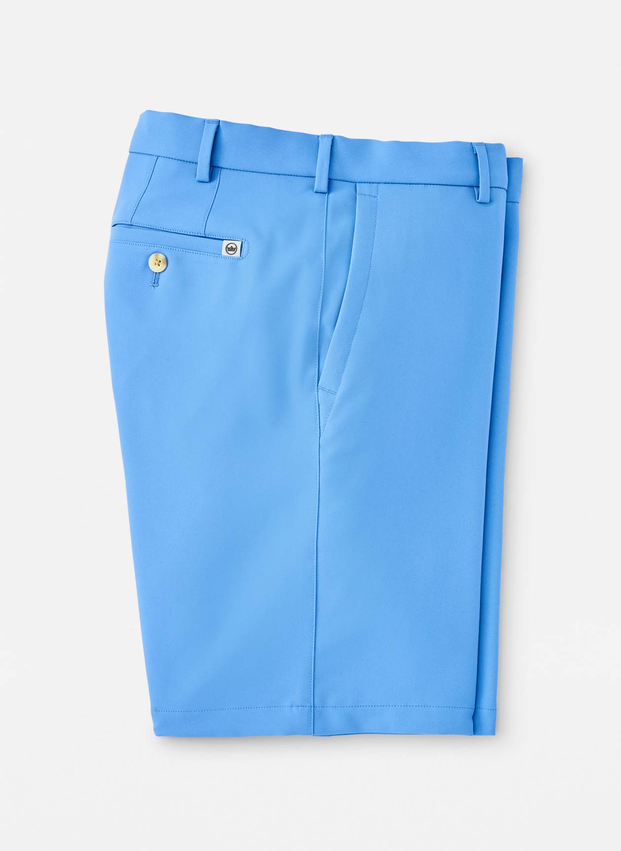PETER MILLAR Salem High Drape Performance Shorts for Men - ME0EB82 Cottage Blue Size 38 | Golf, Tennis & Casual Wear | Moisture-Wicking & Comfortable