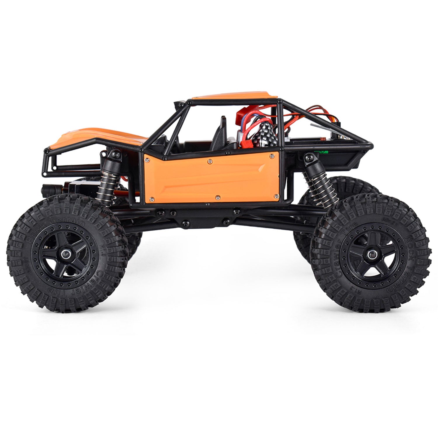1/18 Scale RC Off Road Car 4WD Remote Control Rock Crawler - 370 Motor, ESC Protection, Steering Servo, Rechargeable Battery - High Speed All Terrain Vehicle for Adults & Kids - Perfect for Off Road Racing, Backyard Crawling & Outdoor Adventure
