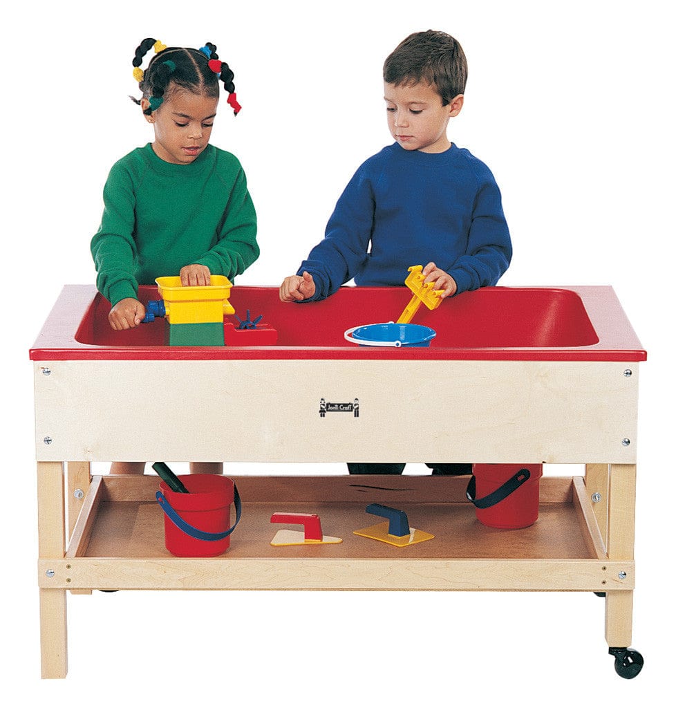 Sensory Table with Shelf for Kids - Montessori Learning & Play Activity Center - Perfect for Daycare, Preschool & Home Use