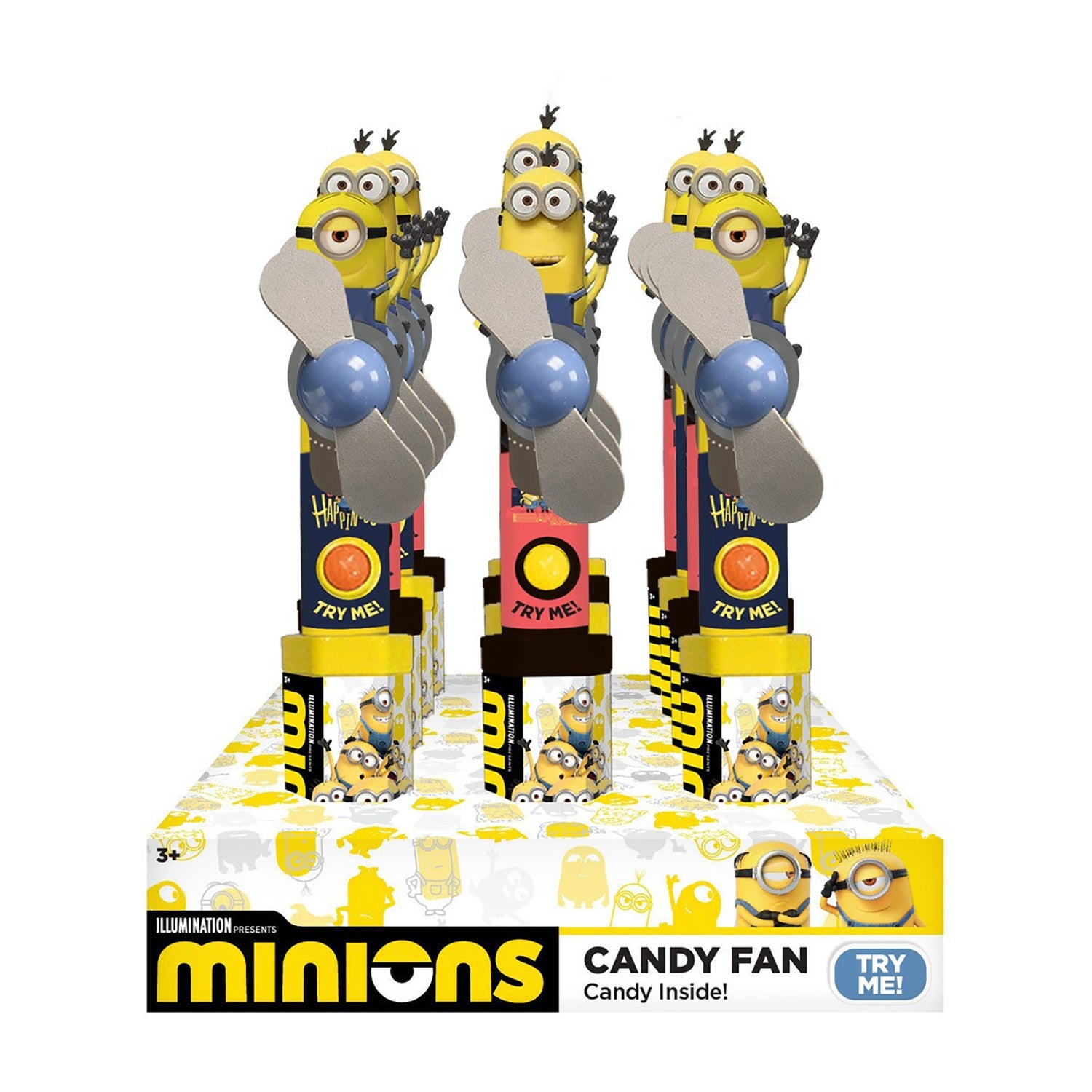 CandyRific Despicable Me Minions Gummy Candy - 12ct Box | Fun Movie-Themed Treat for Kids, Parties & Movie Nights