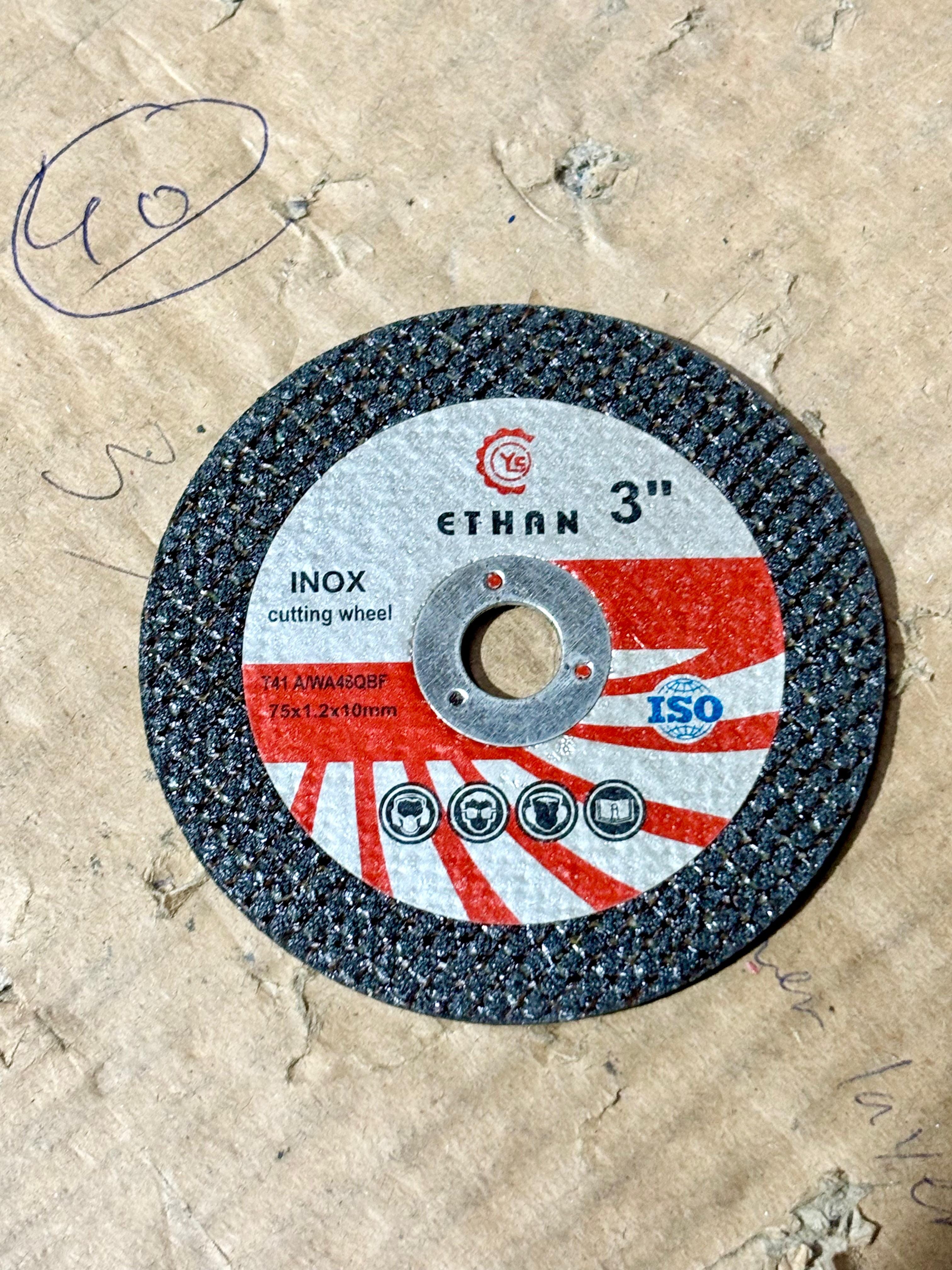 3-Pack 1.2x10mm Metal Cutting Discs - High Speed Steel Cutting Wheels for Angle Grinder | CD YM03 Model | Perfect for Metalworking, DIY Projects & Construction Use