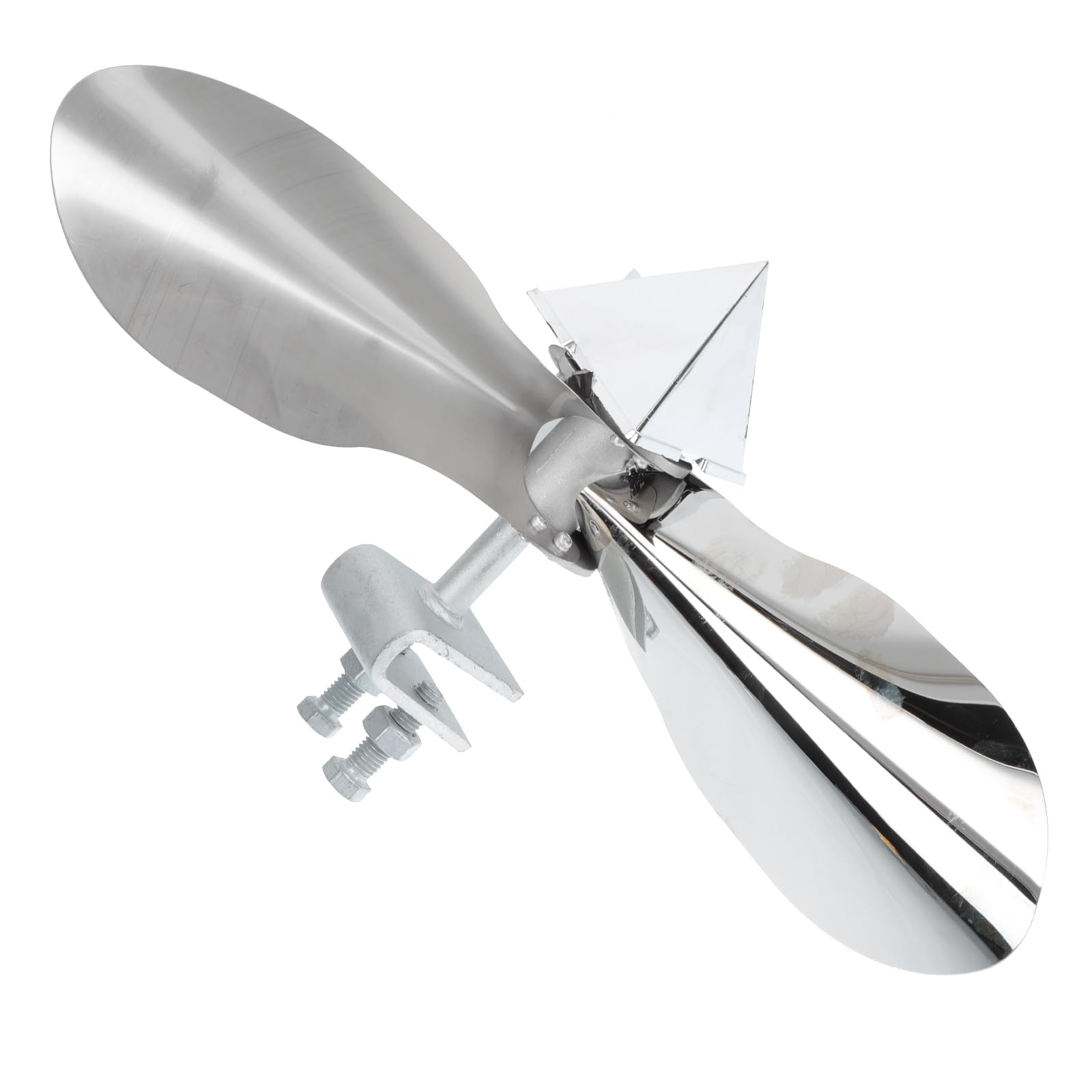 Happyyami Stainless Steel Windmill Bird Deterrent Reflector - Outdoor Garden & Yard Pest Control for Pigeons, Sparrows - Perfect for Patio, Farmhouse, Roof Protection (Set of 6) | Durable Weatherproof Design for Year-Round Use