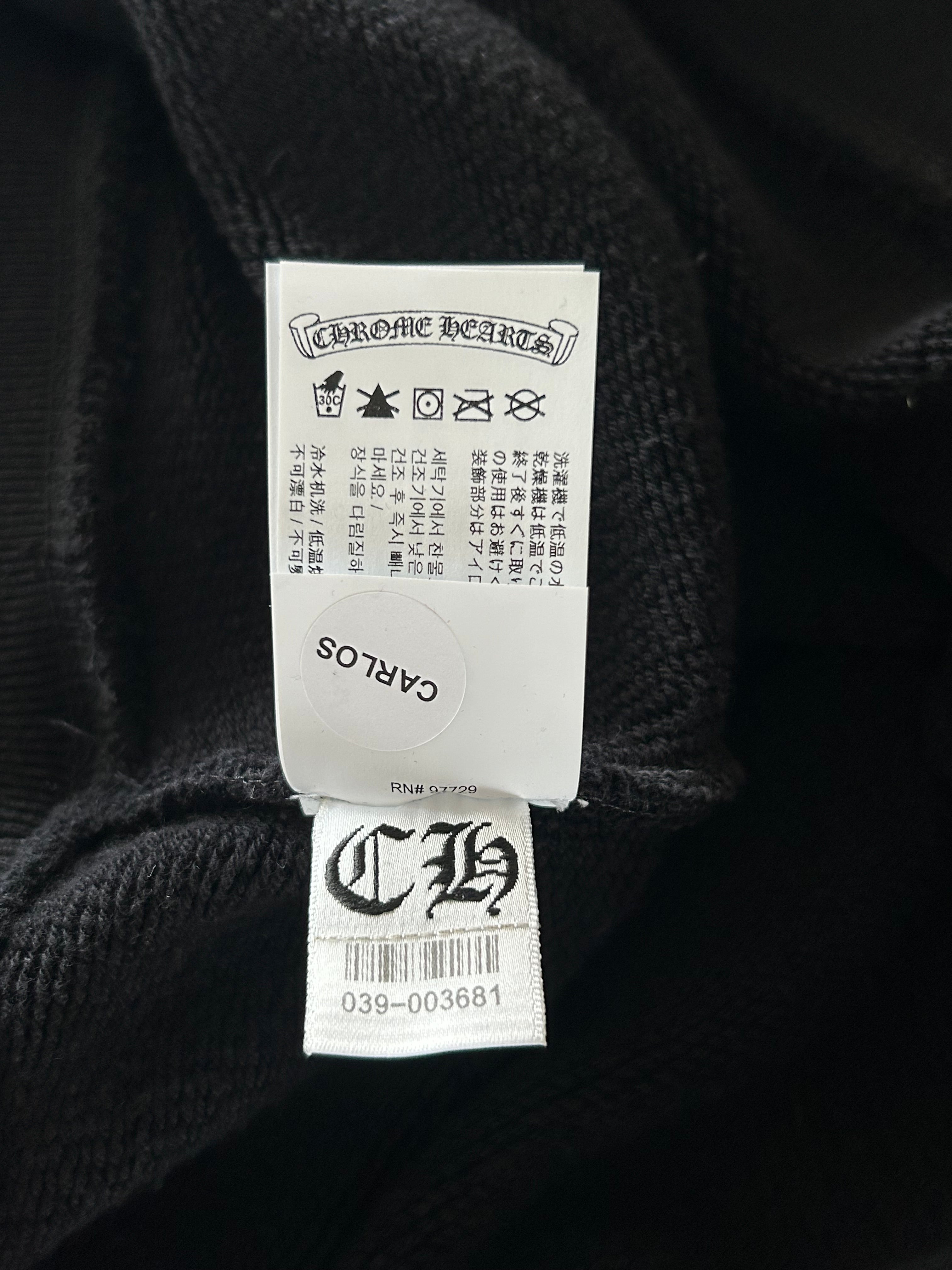 Chrome Hearts Black Triple Cross CH Logo Embroidered Sweater for Men & Women | Gothic Streetwear Fashion | Perfect for Concerts, Parties & Casual Outfits