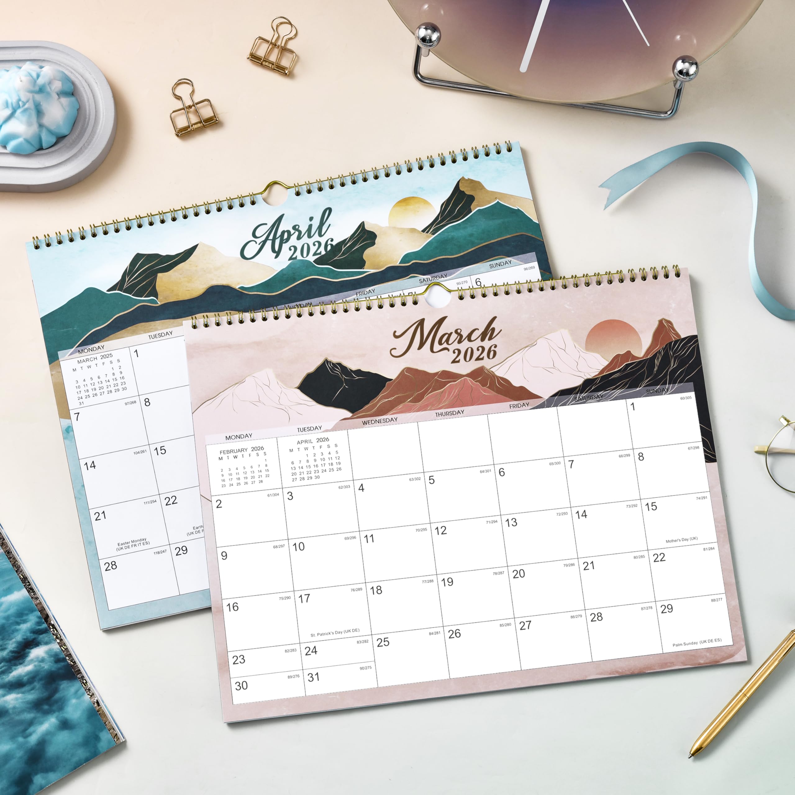 2025-2026 Wall Calendar | 18-Month Planner from July 2025 to December 2026 | Perfect for Home, Office & School Organization | Time Management & Task Tracking Tool