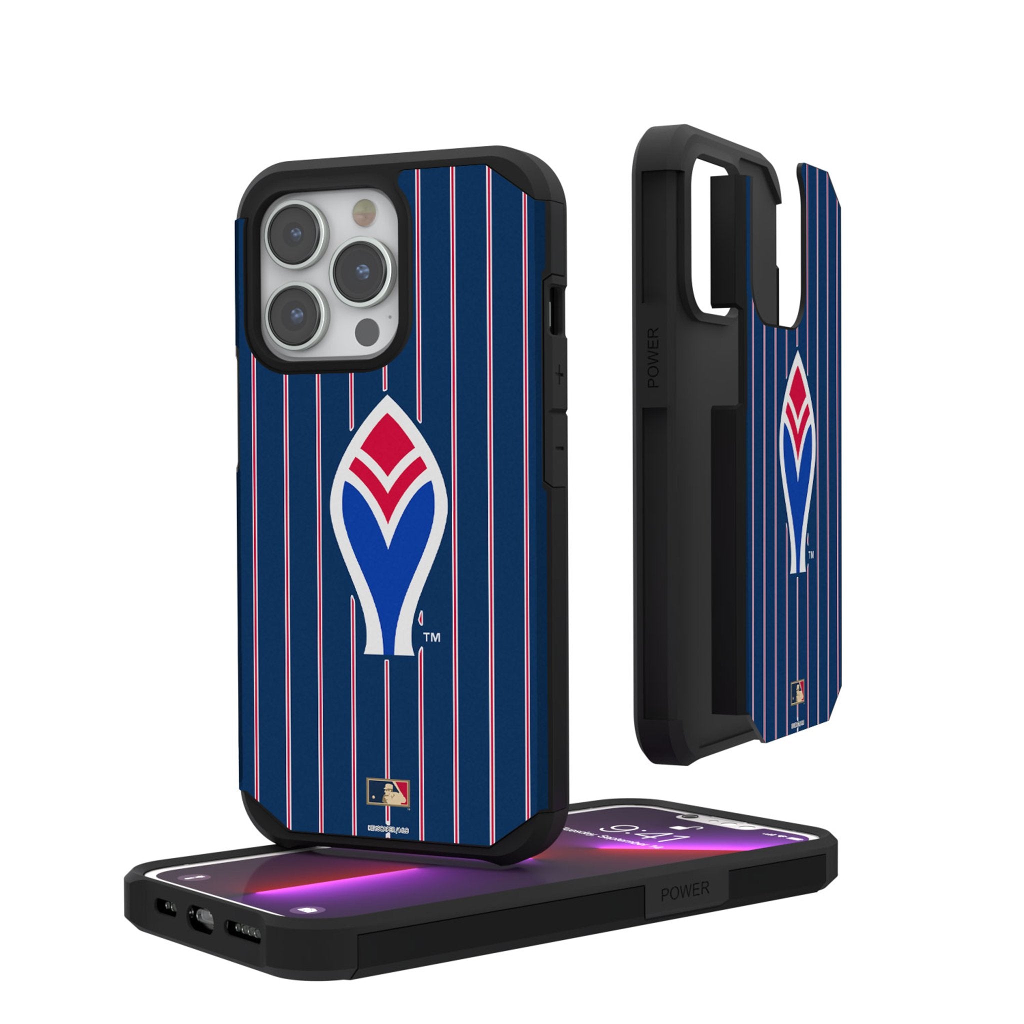 Atlanta Braves 1972-1975 Cooperstown Collection Pinstripe Rugged Phone Case - Durable Protection for iPhone & Samsung - Perfect for Baseball Fans & Game Days